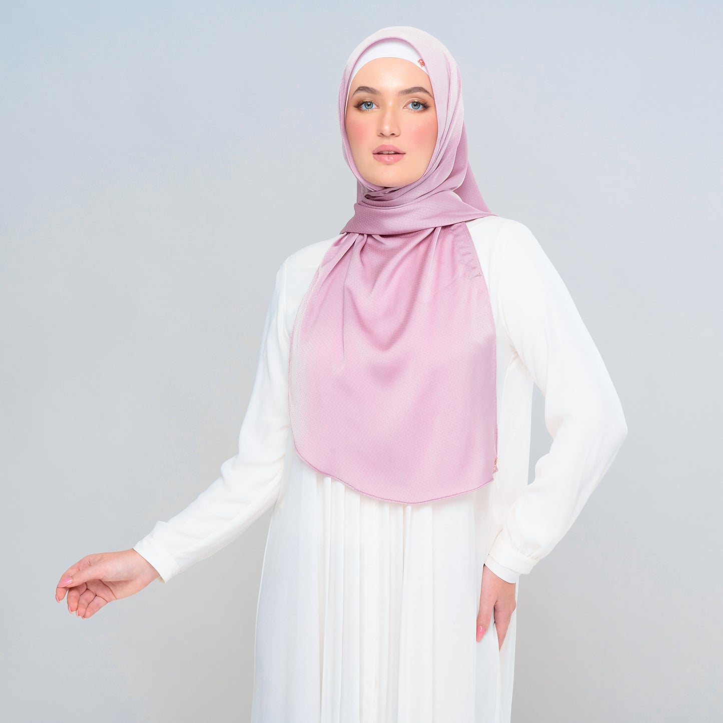 'New' Instant Tag & Go | Textured Satin in Misty Pink