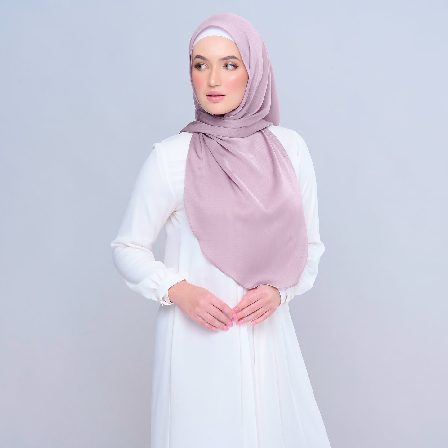 'New' Instant Tag & Go | Textured Satin in Nude Berry