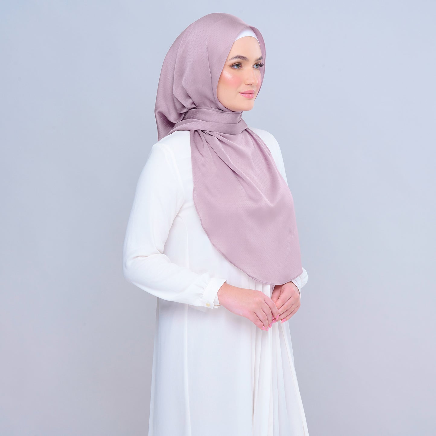 'New' Instant Tag & Go | Textured Satin in Nude Berry