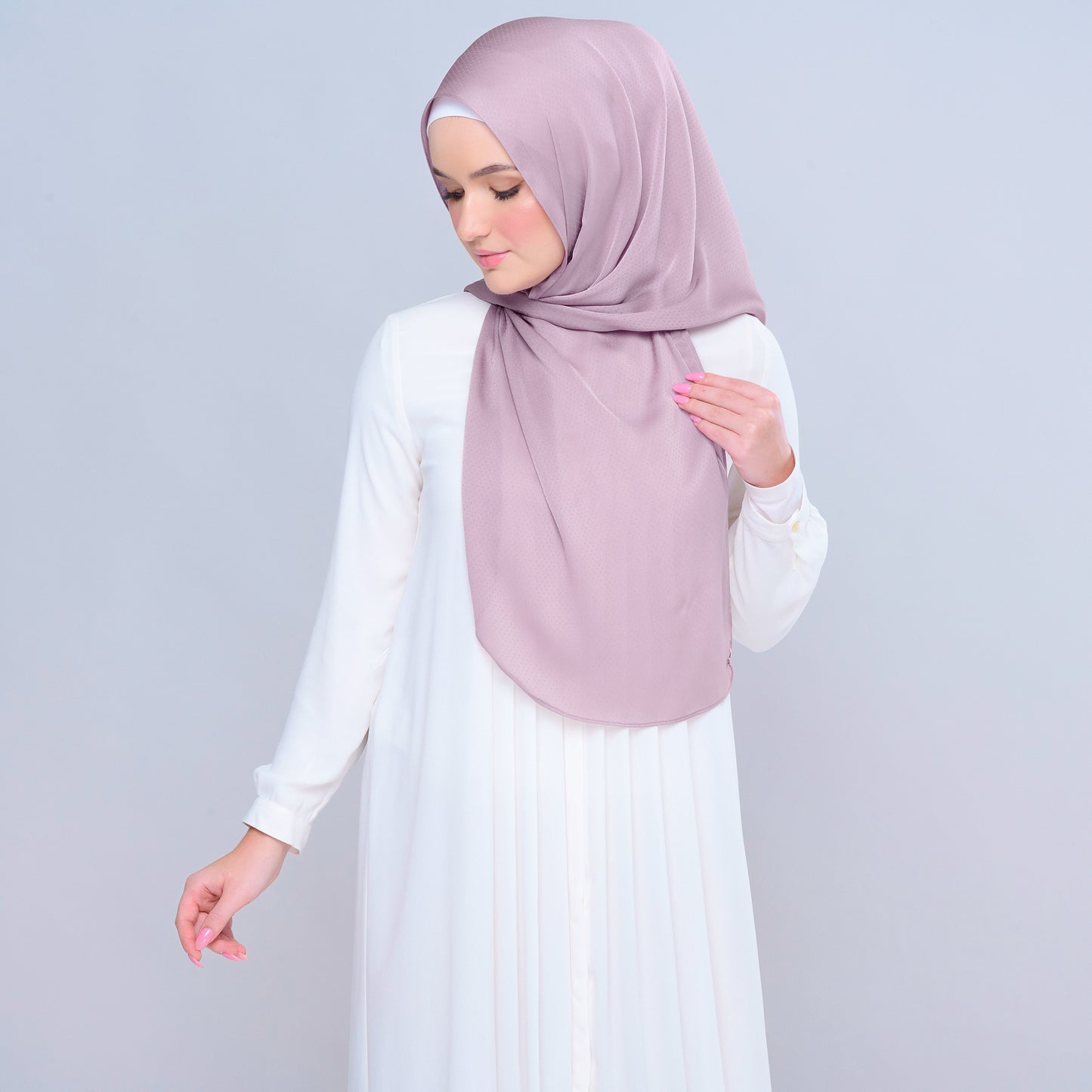 'New' Instant Tag & Go | Textured Satin in Nude Berry