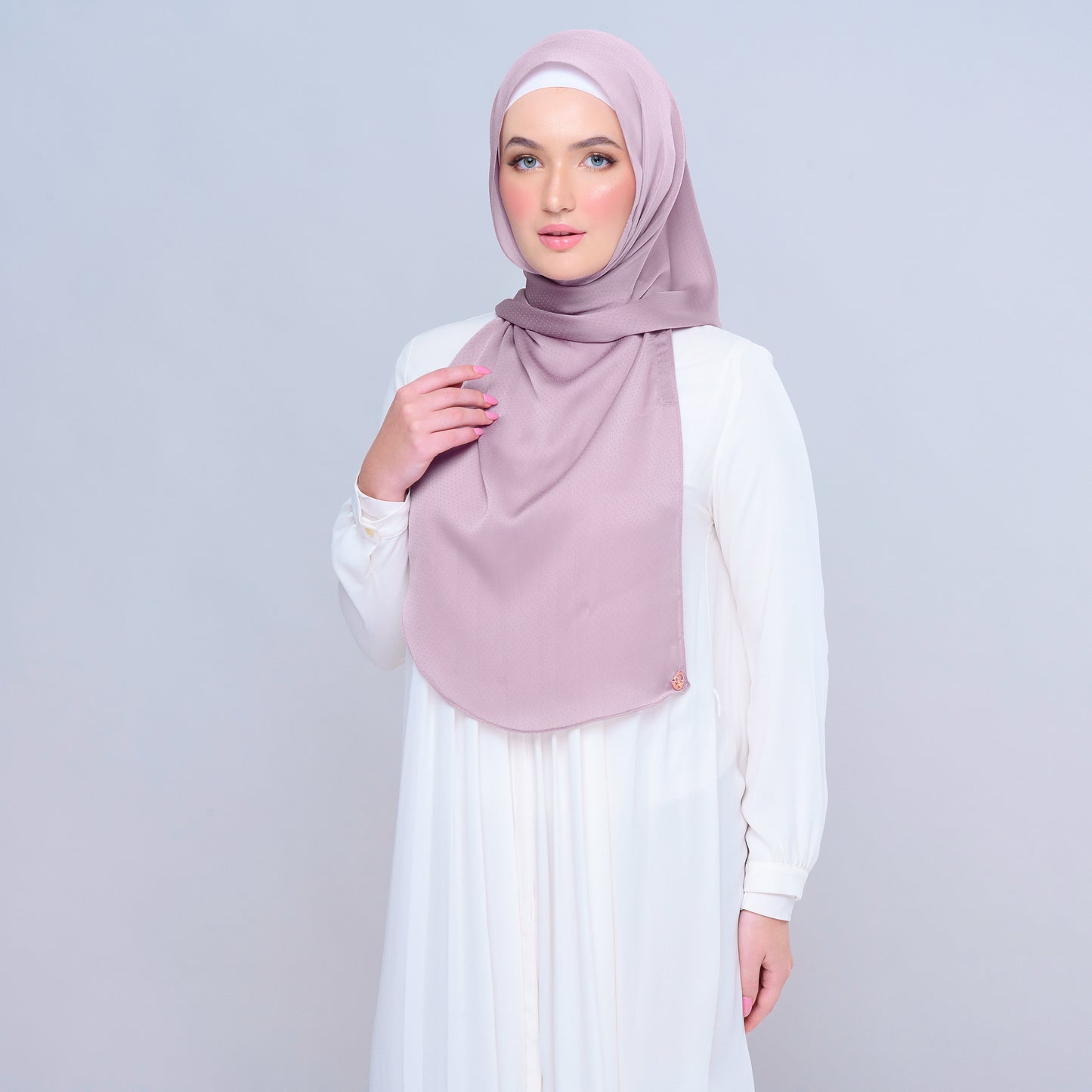 'New' Instant Tag & Go | Textured Satin in Nude Berry