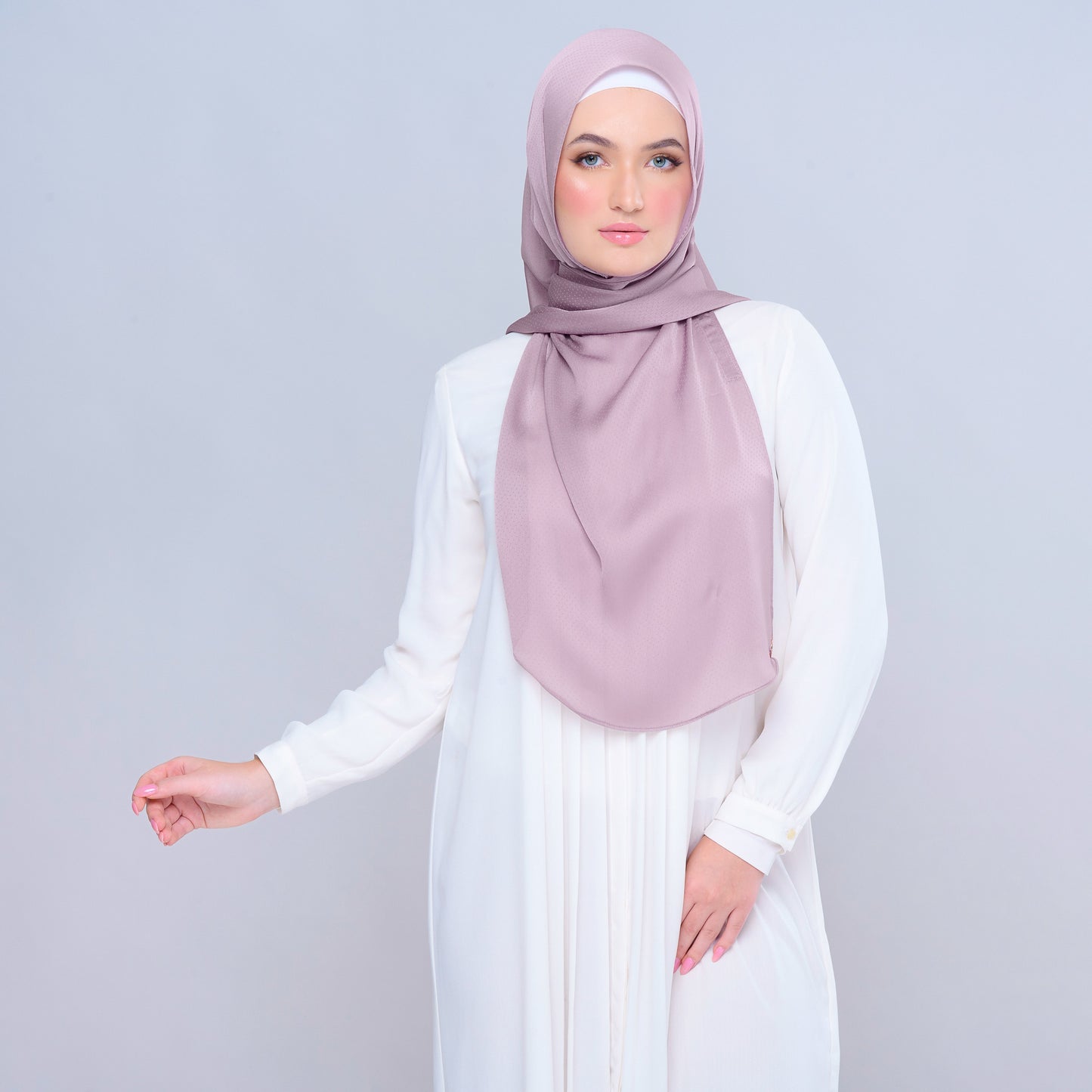 'New' Instant Tag & Go | Textured Satin in Nude Berry