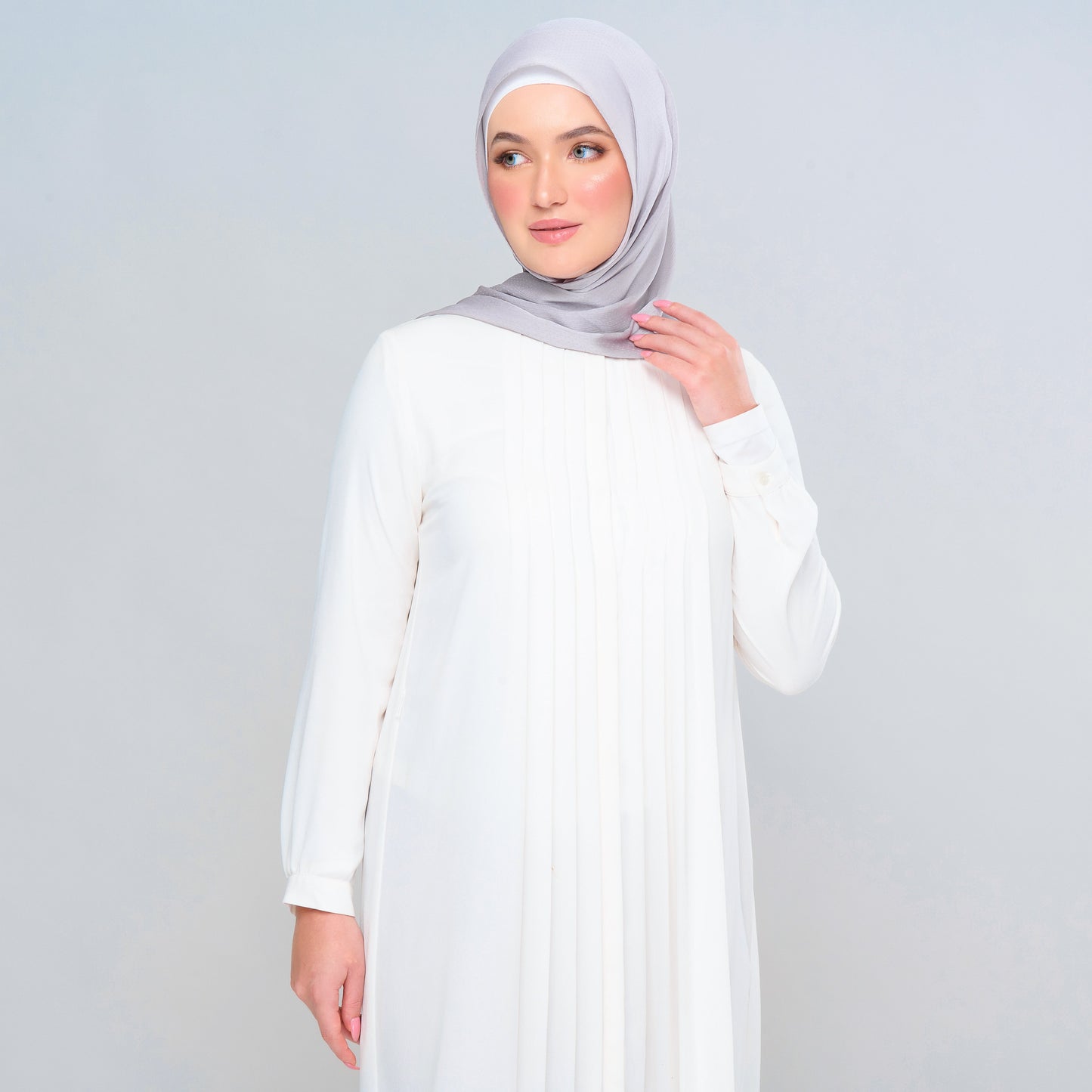 Instant Tag n' Go Butterfly | Textured Satin in Light Silver