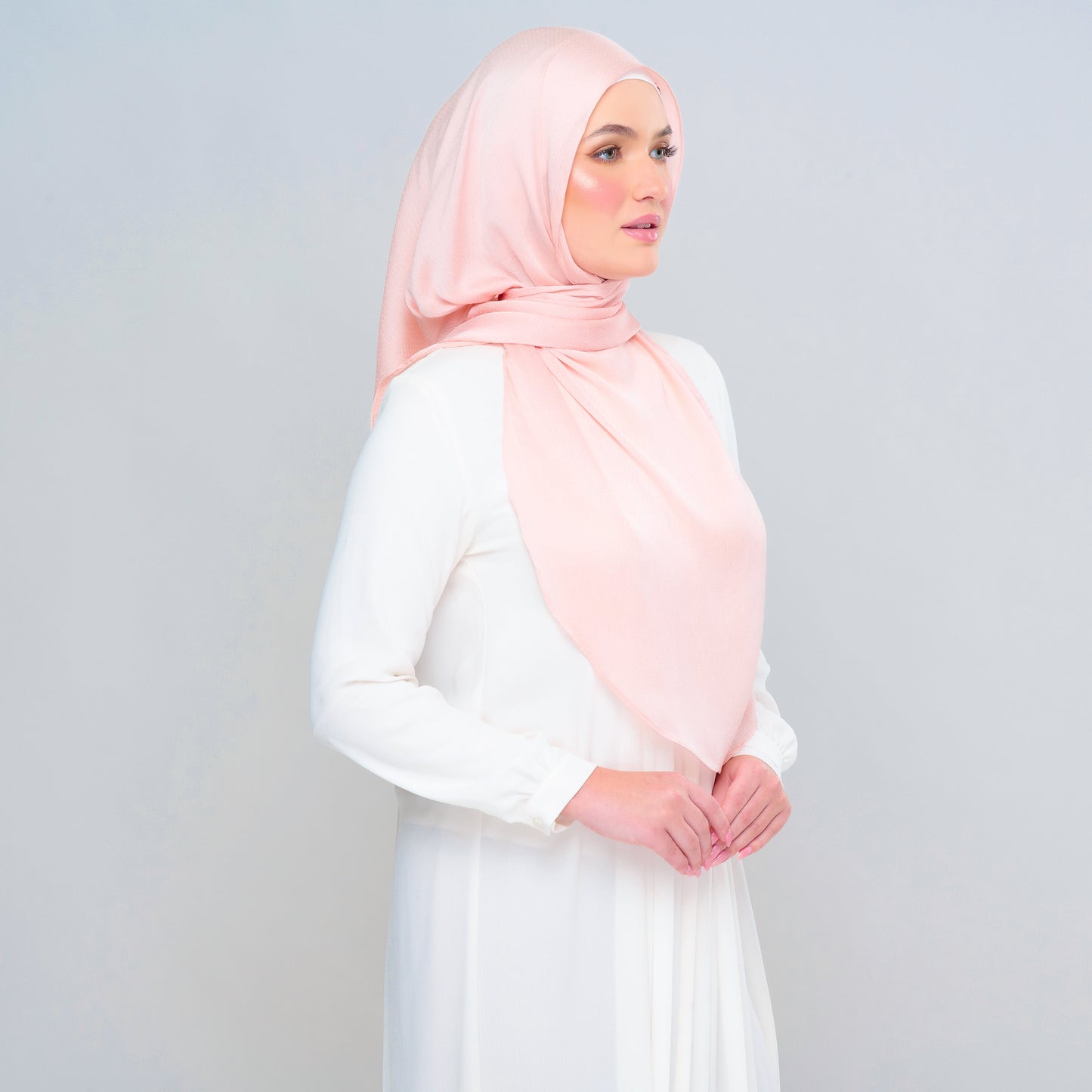 'New' Instant Tag & Go | Textured Satin in Peachy Blush