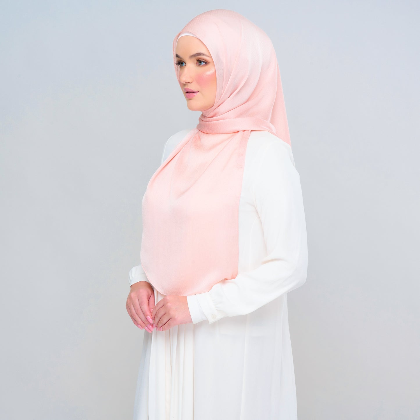 'New' Instant Tag & Go | Textured Satin in Peachy Blush