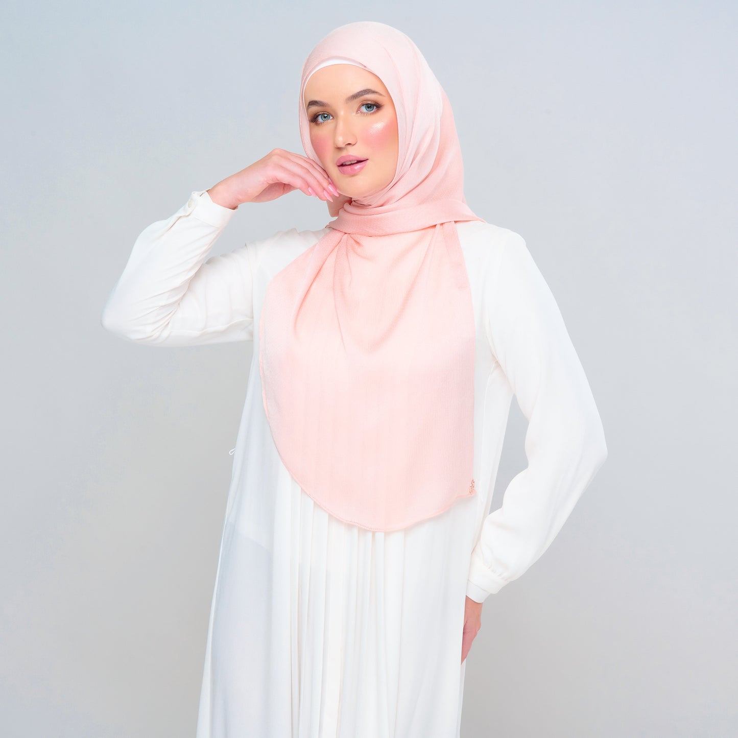'New' Instant Tag & Go | Textured Satin in Peachy Blush