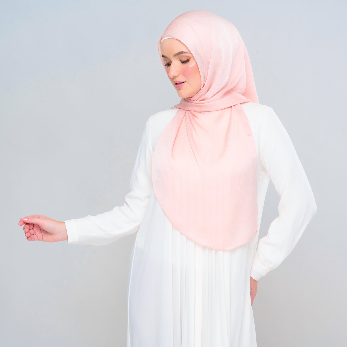 'New' Instant Tag & Go | Textured Satin in Peachy Blush
