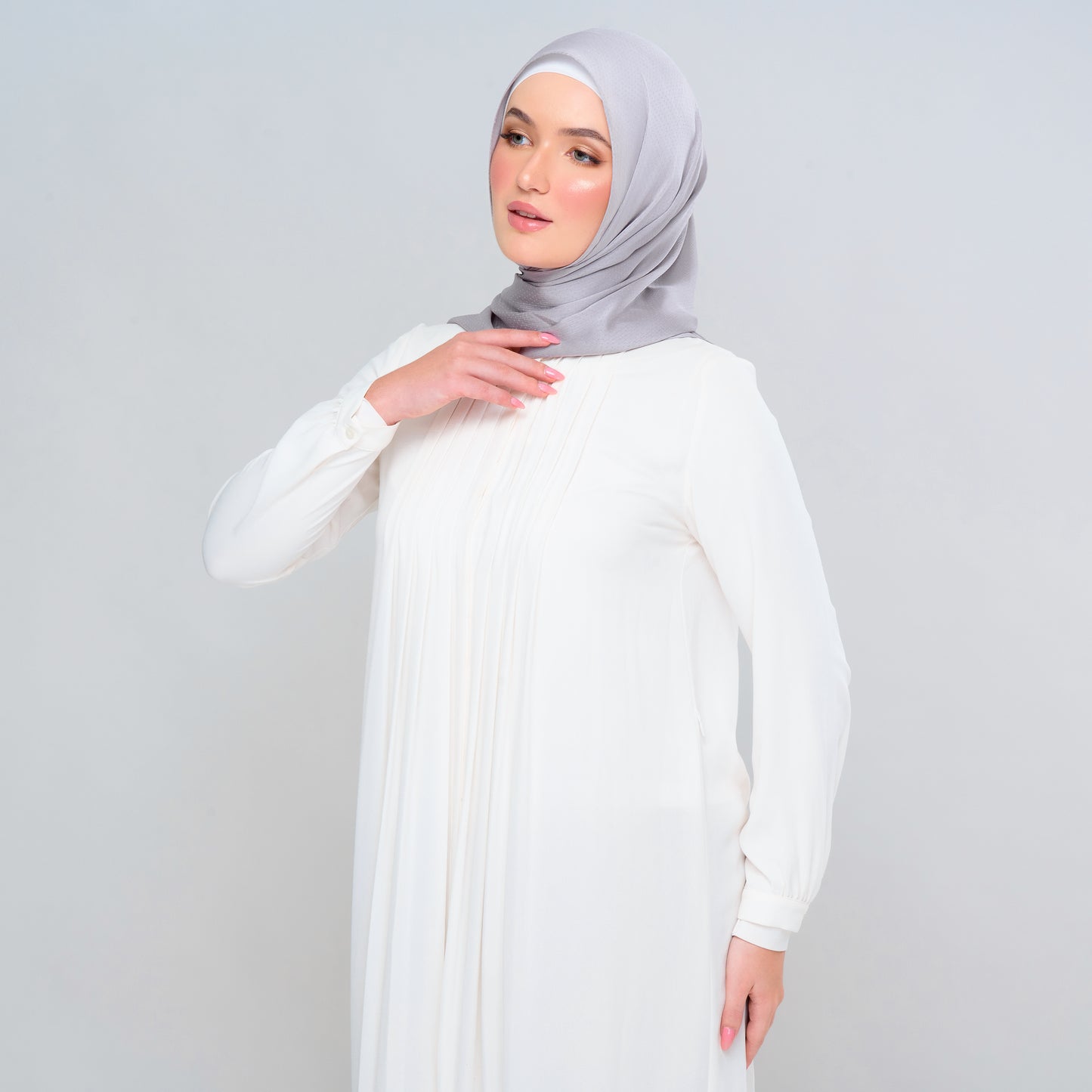 Instant Tag n' Go Butterfly | Textured Satin in Platinum