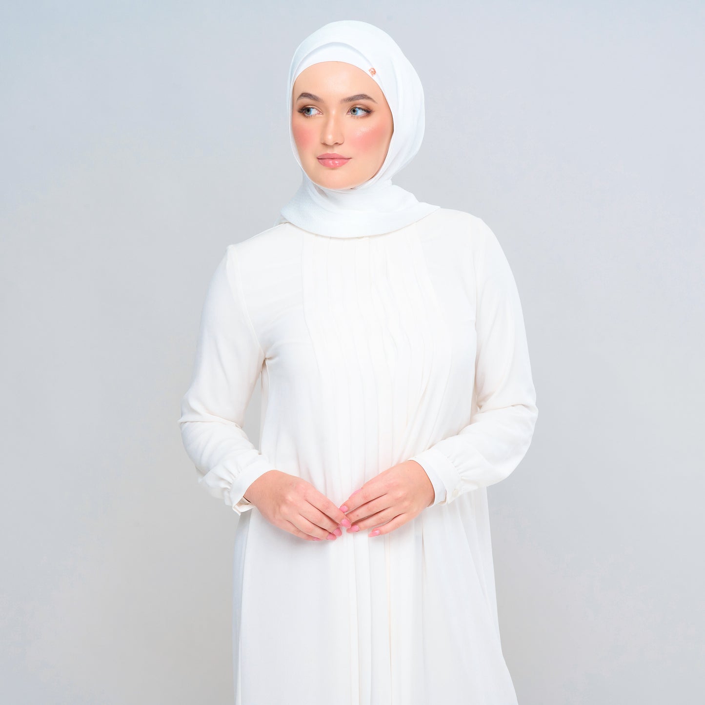 Instant Tag n' Go Butterfly | Textured Satin in Pure White