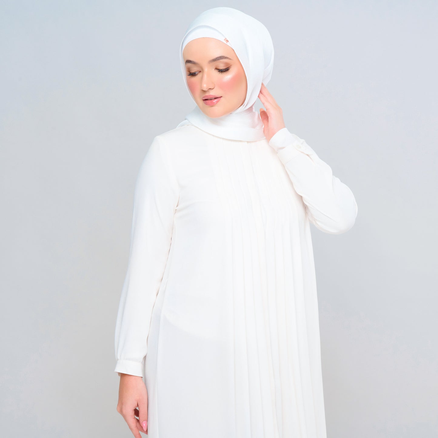 Instant Tag n' Go Butterfly | Textured Satin in Pure White