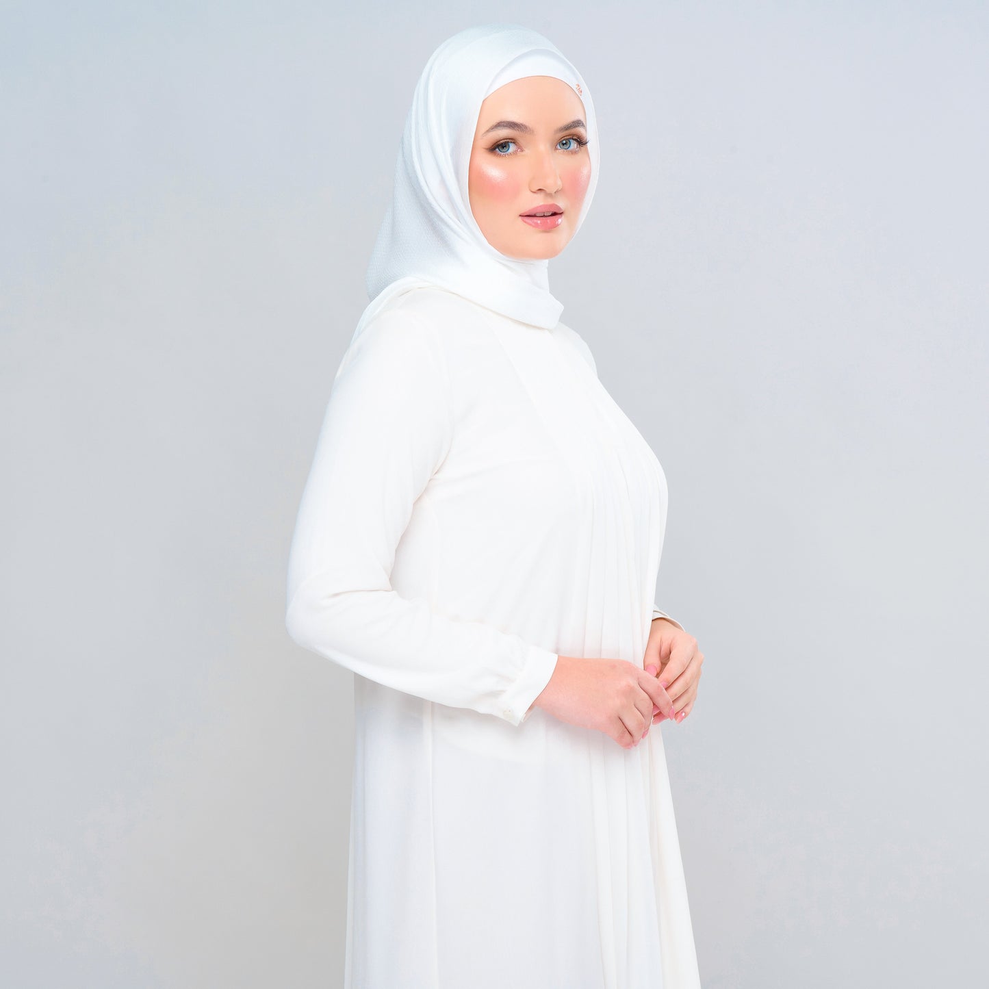 Instant Tag n' Go Butterfly | Textured Satin in Pure White