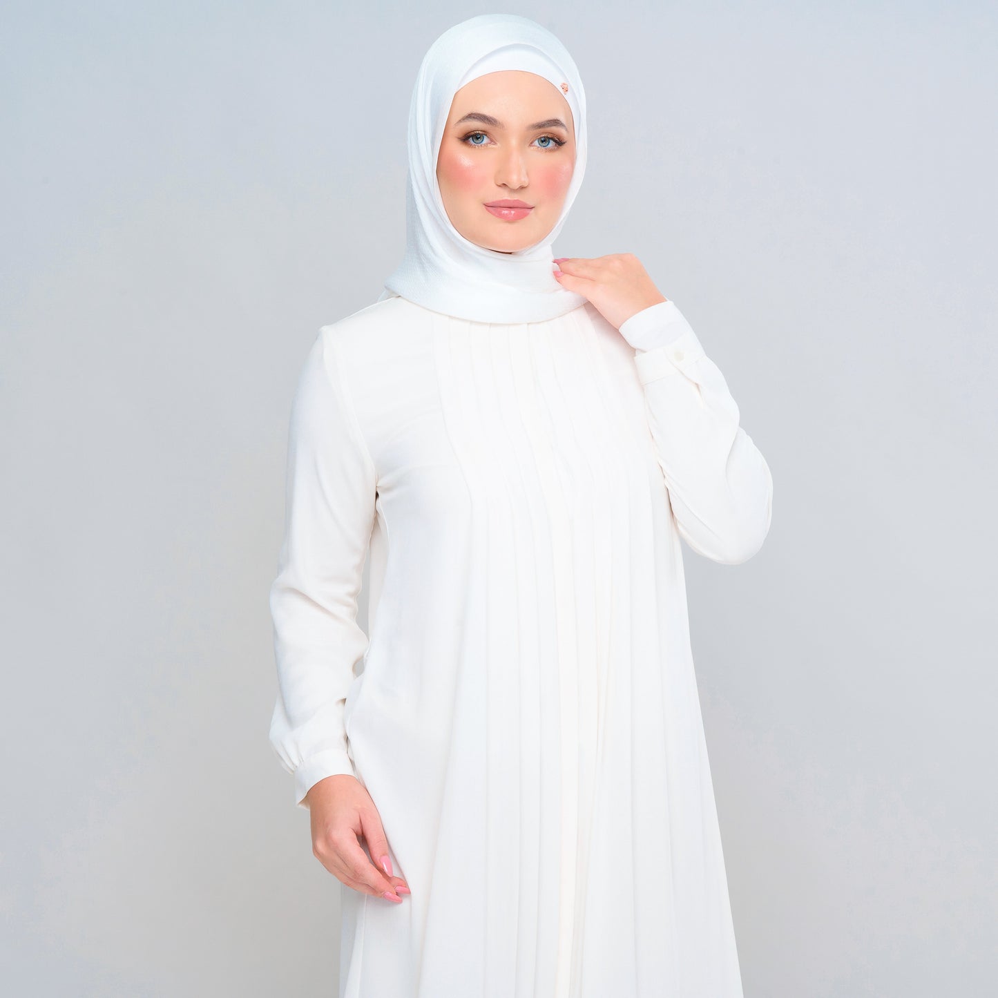 Instant Tag n' Go Butterfly | Textured Satin in Pure White