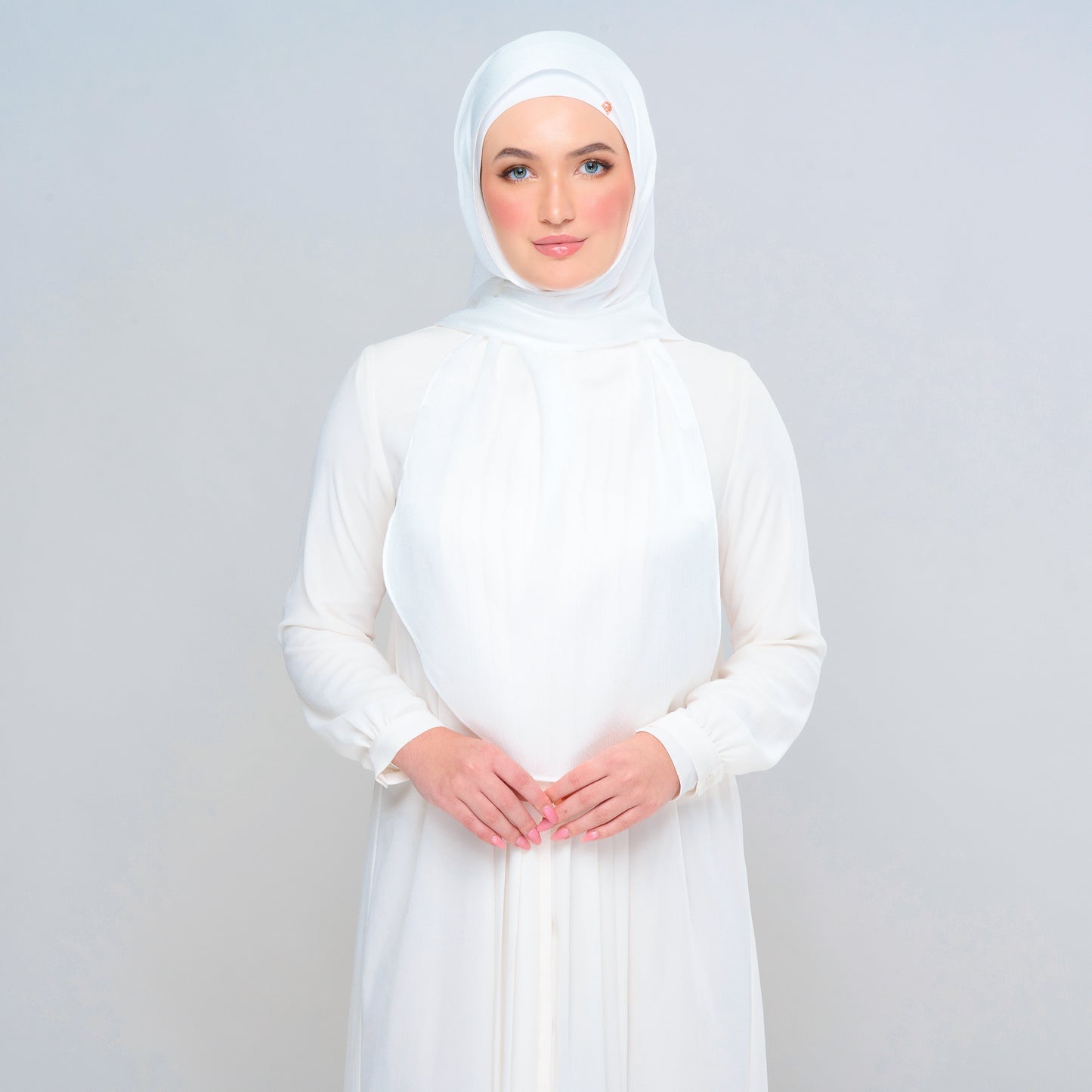 Instant Tag n' Go Butterfly | Textured Satin in Pure White