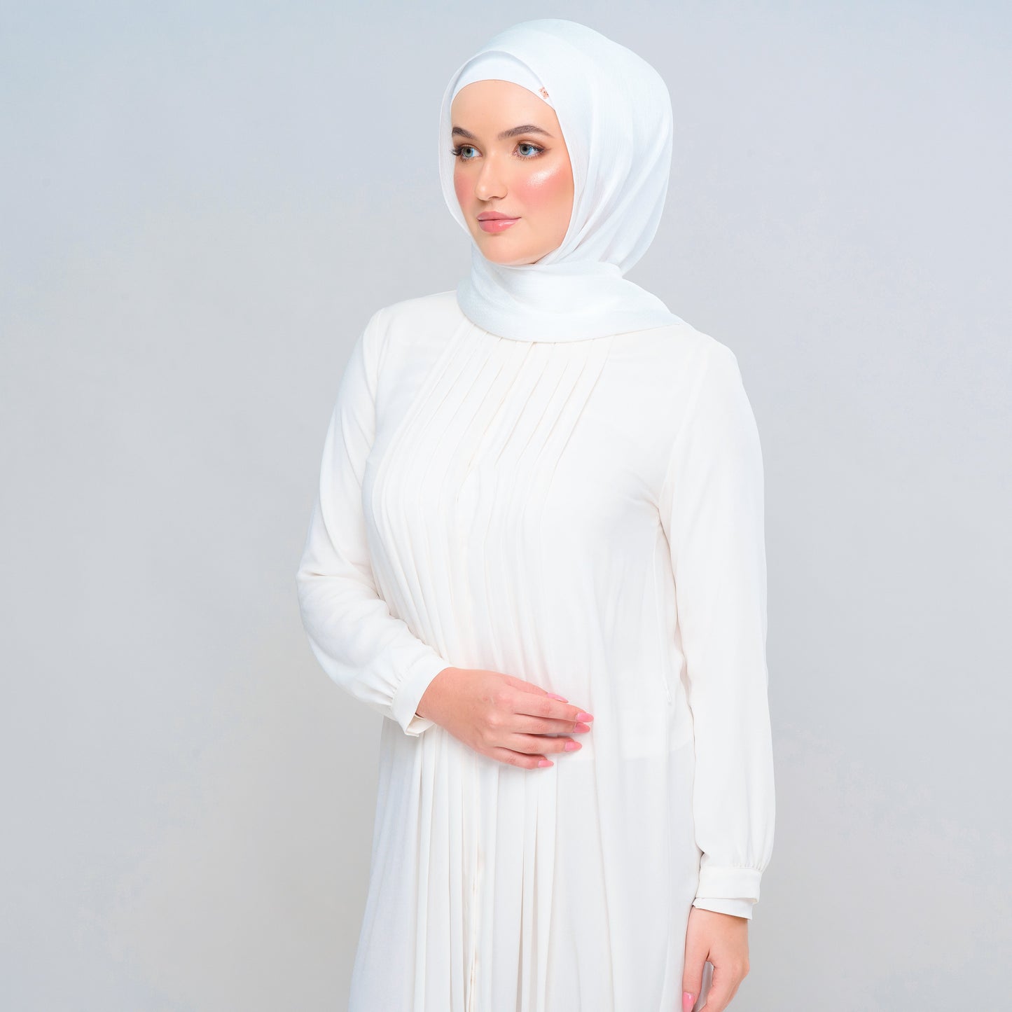 Instant Tag n' Go Butterfly | Textured Satin in Pure White