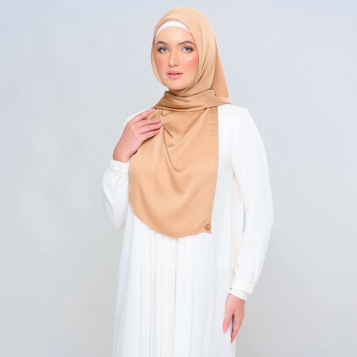 'New' Instant Tag & Go | Textured Satin in Royal Tan