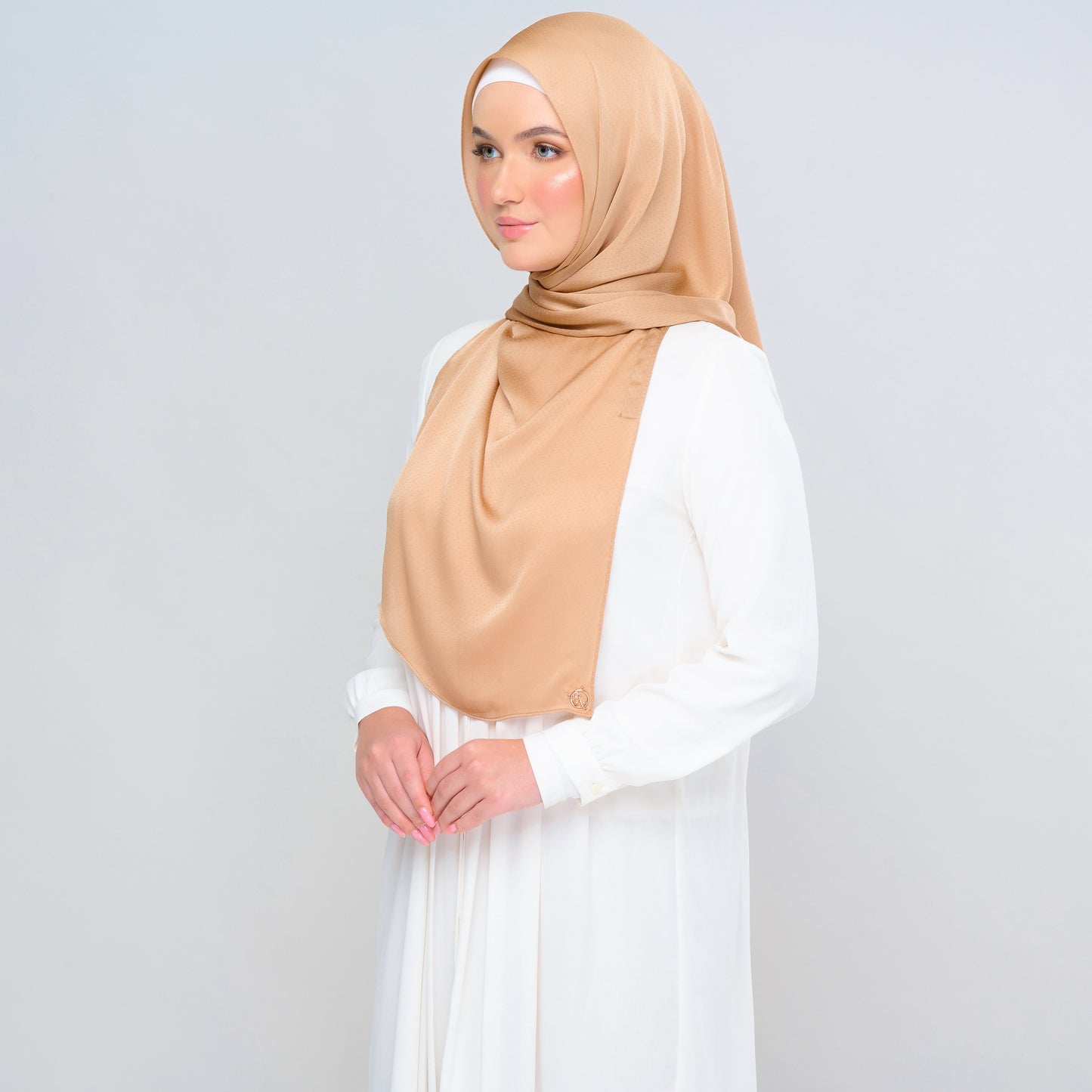 'New' Instant Tag & Go | Textured Satin in Royal Tan