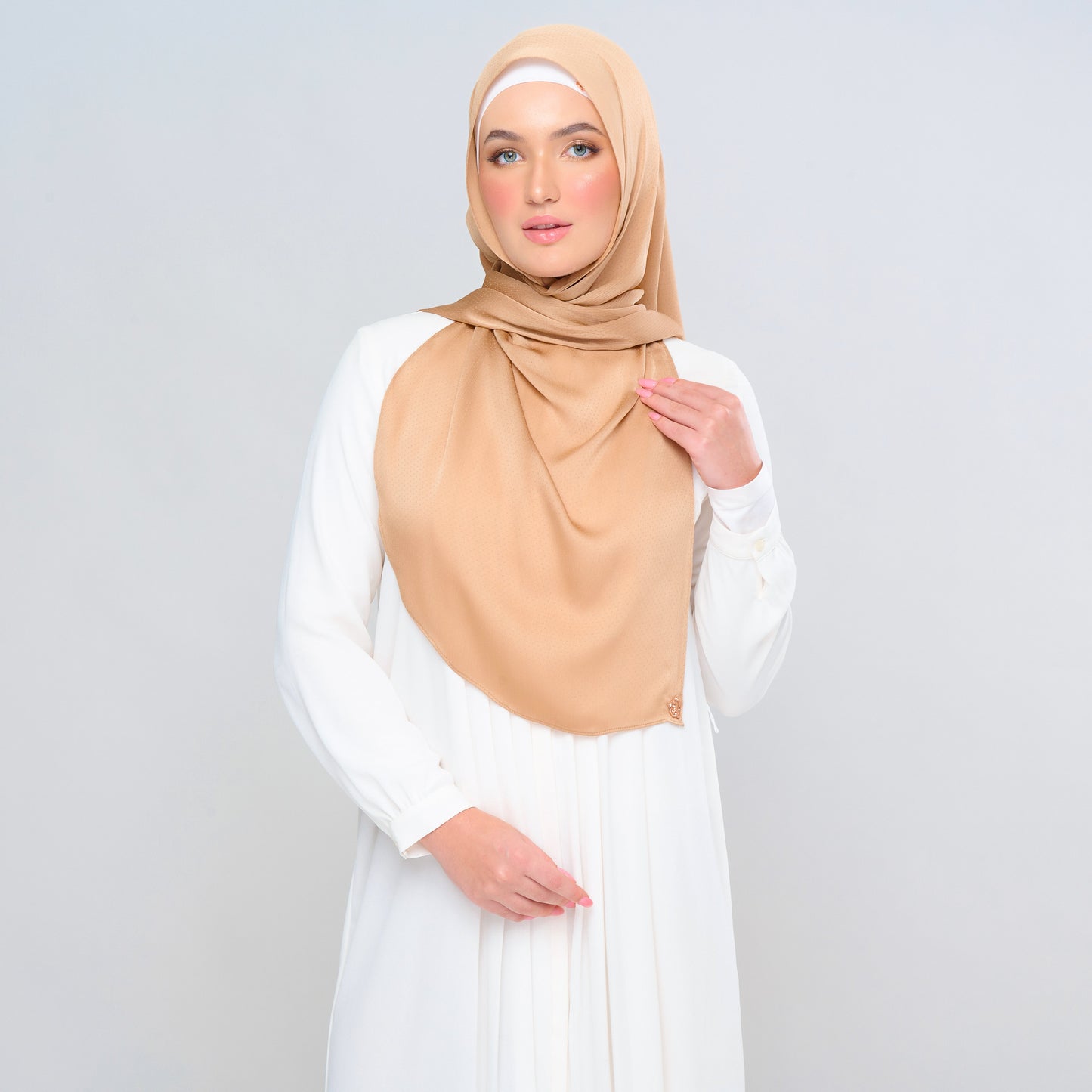 'New' Instant Tag & Go | Textured Satin in Royal Tan