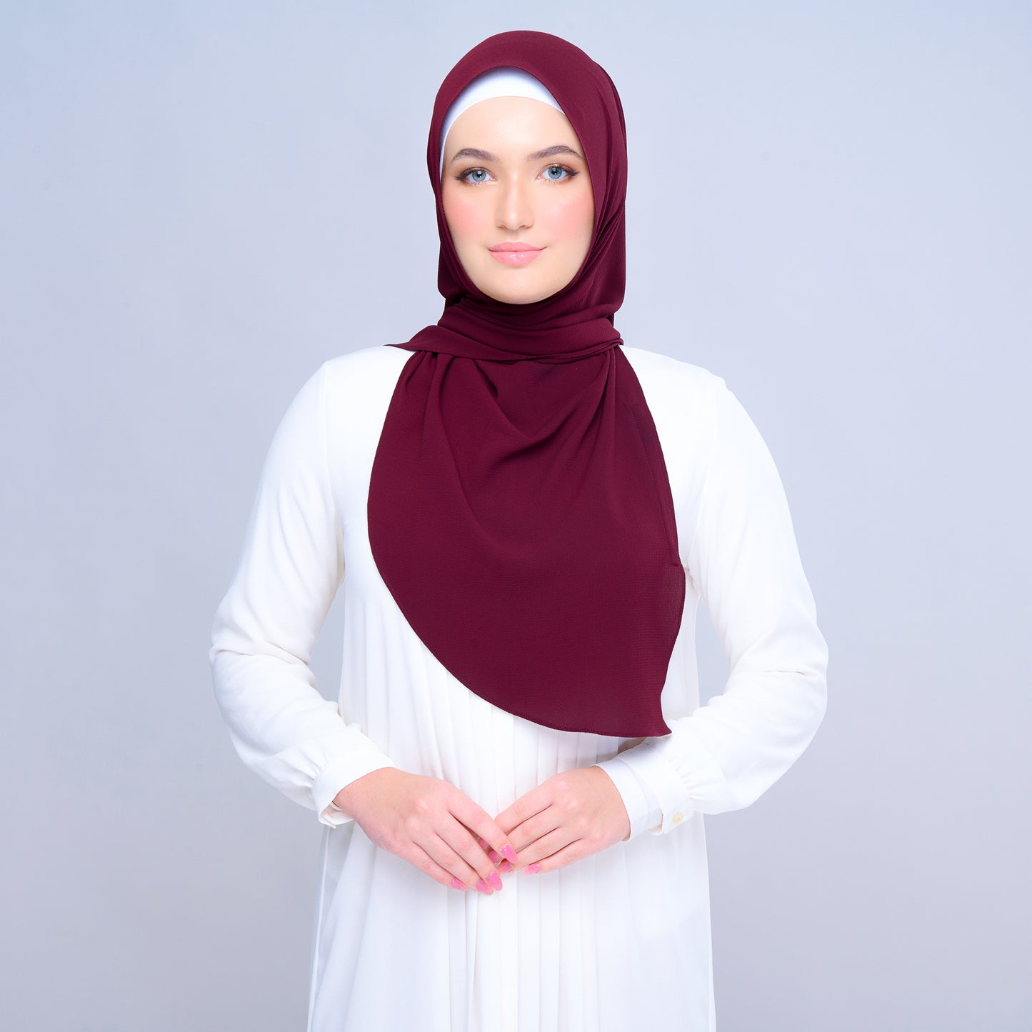 'New' Instant Tag & Go | Textured Chiffon in Crimson