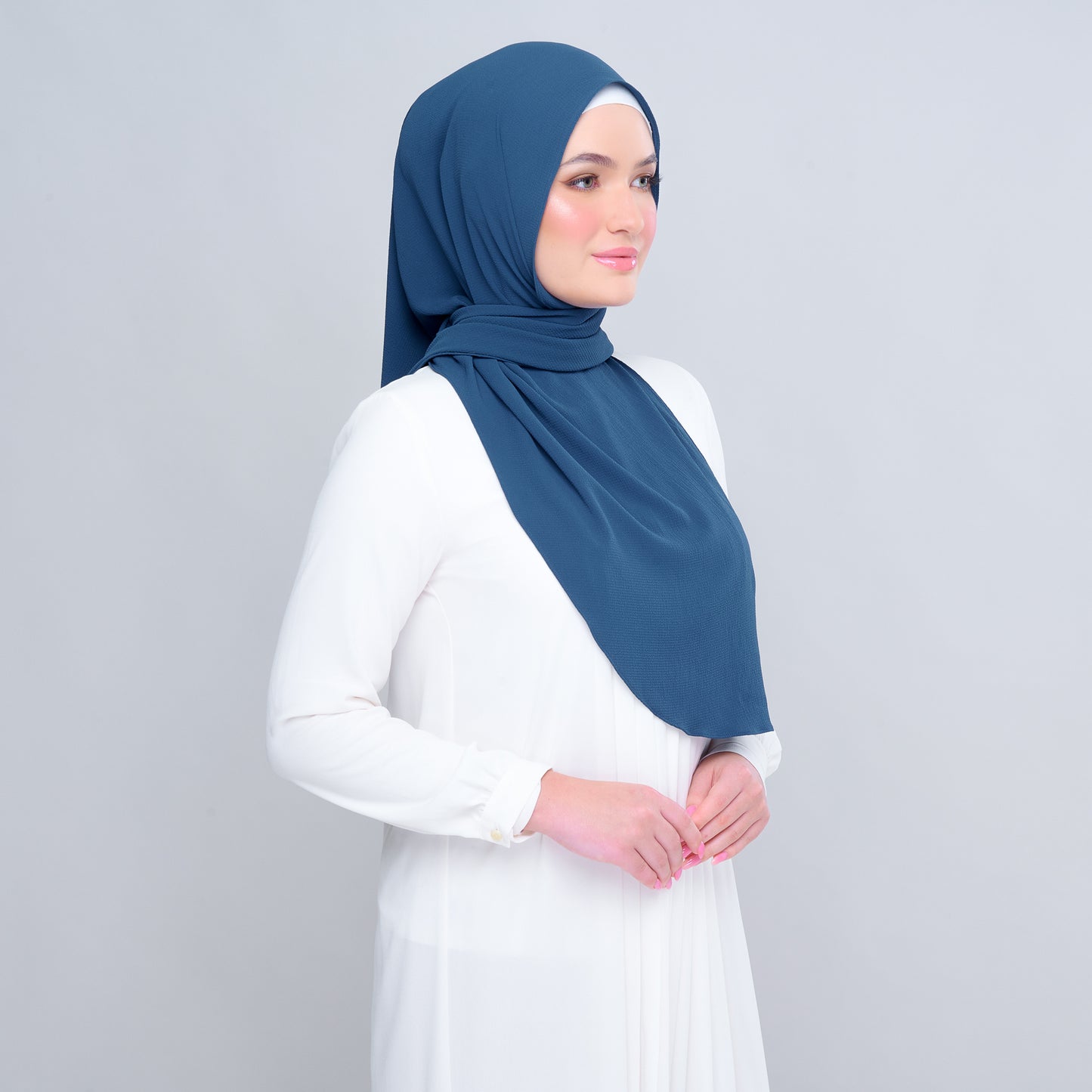 'New' Instant Tag & Go | Textured Chiffon in Deep Teal