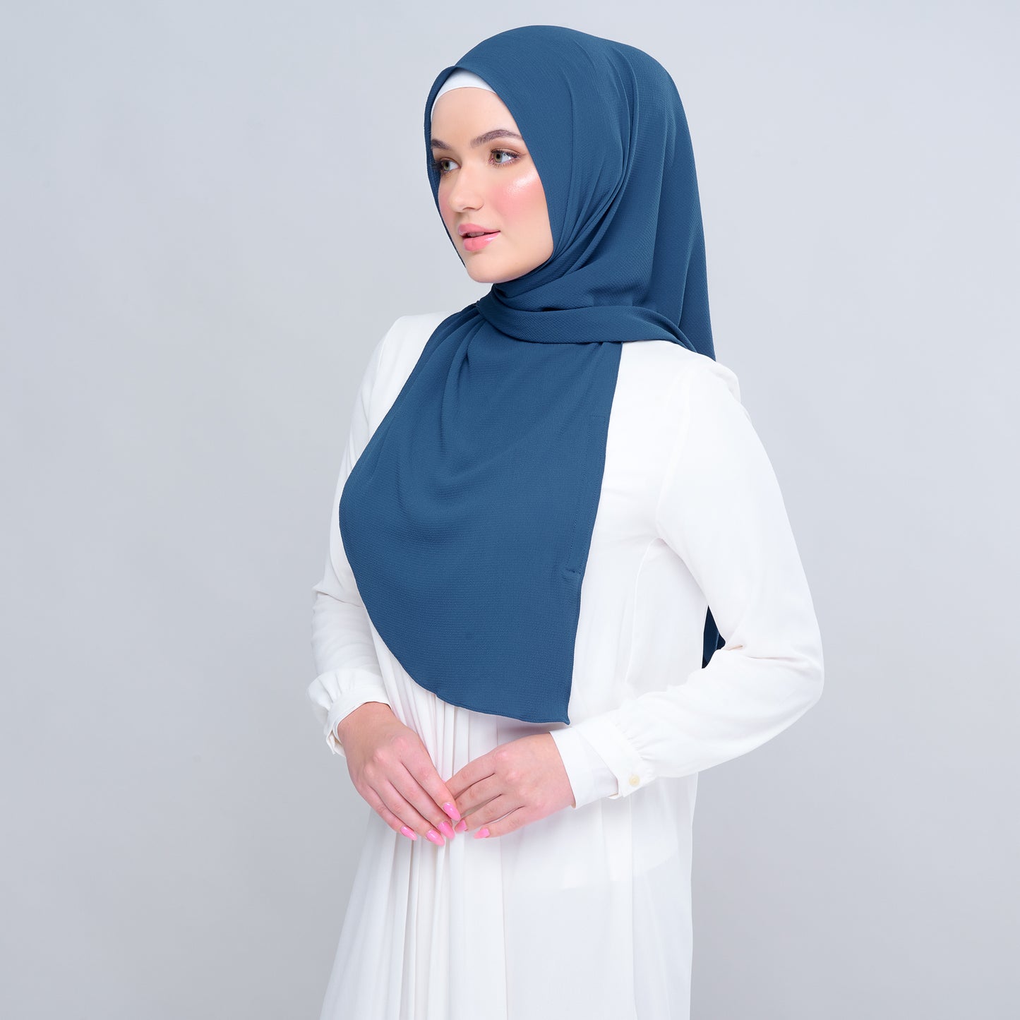 'New' Instant Tag & Go | Textured Chiffon in Deep Teal