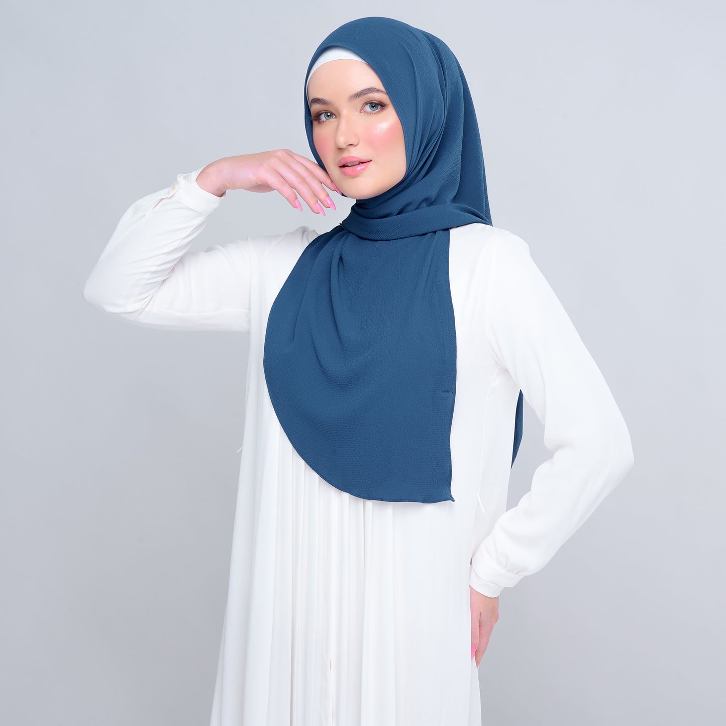 'New' Instant Tag & Go | Textured Chiffon in Deep Teal