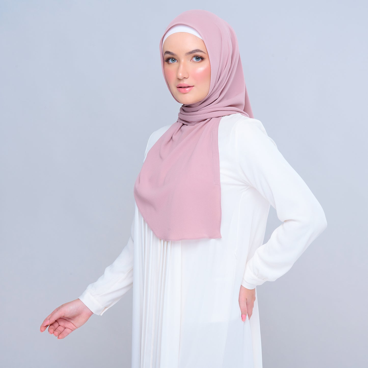 'New' Instant Tag & Go | Textured Chiffon in Dusty Berry
