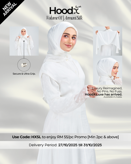 HoodX Luxe in Timeless White