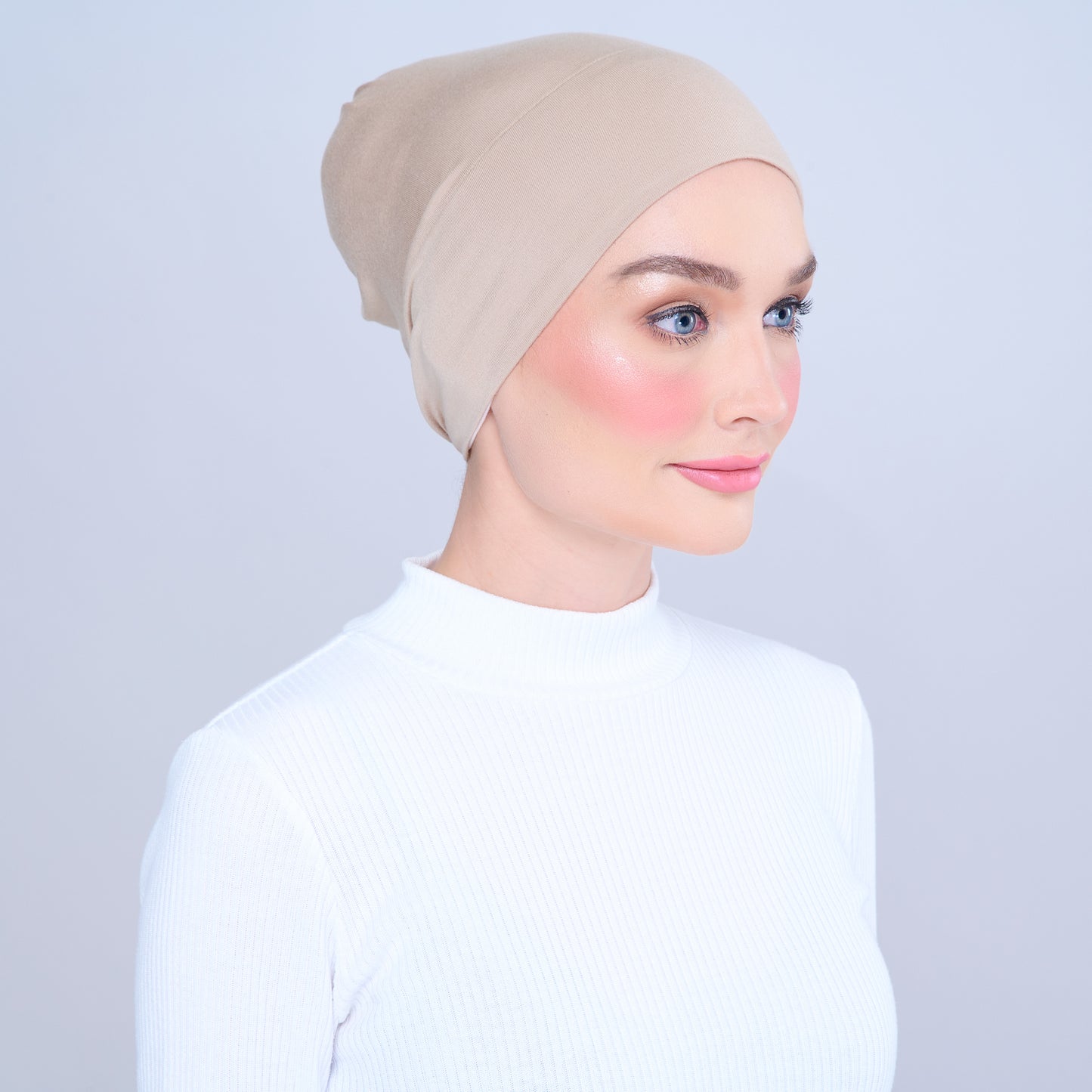 Tie-Back Viscose Snowcap in Sand