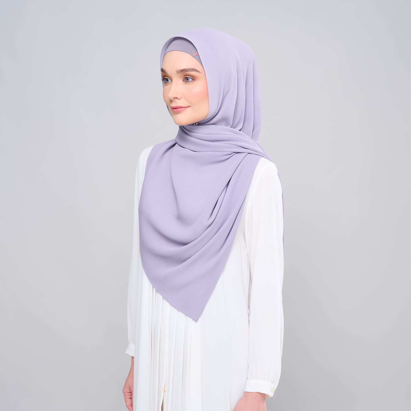 Zara Micropleats in Dusty Lavender