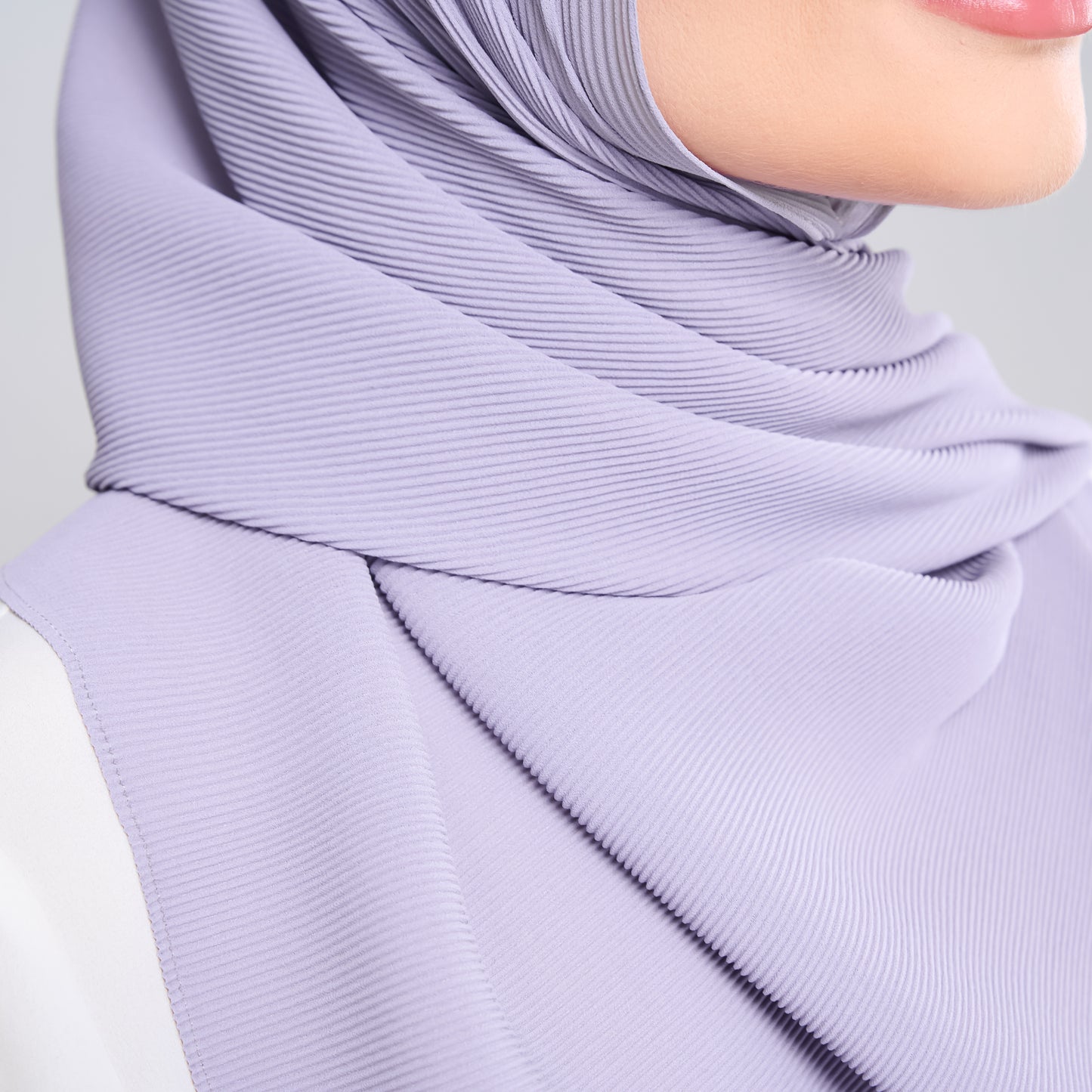 Zara Micropleats in Dusty Lavender