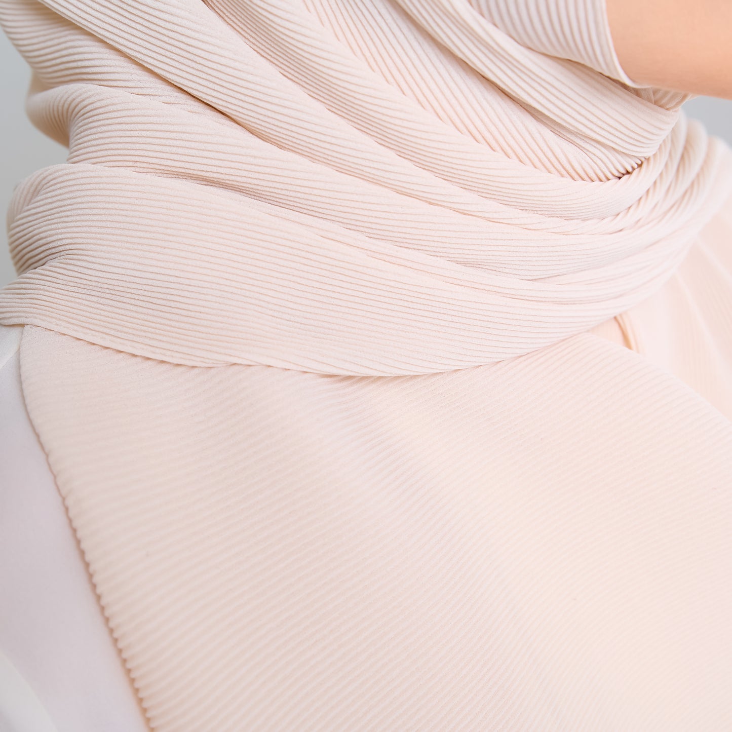 Zara Micropleats in Light Nude