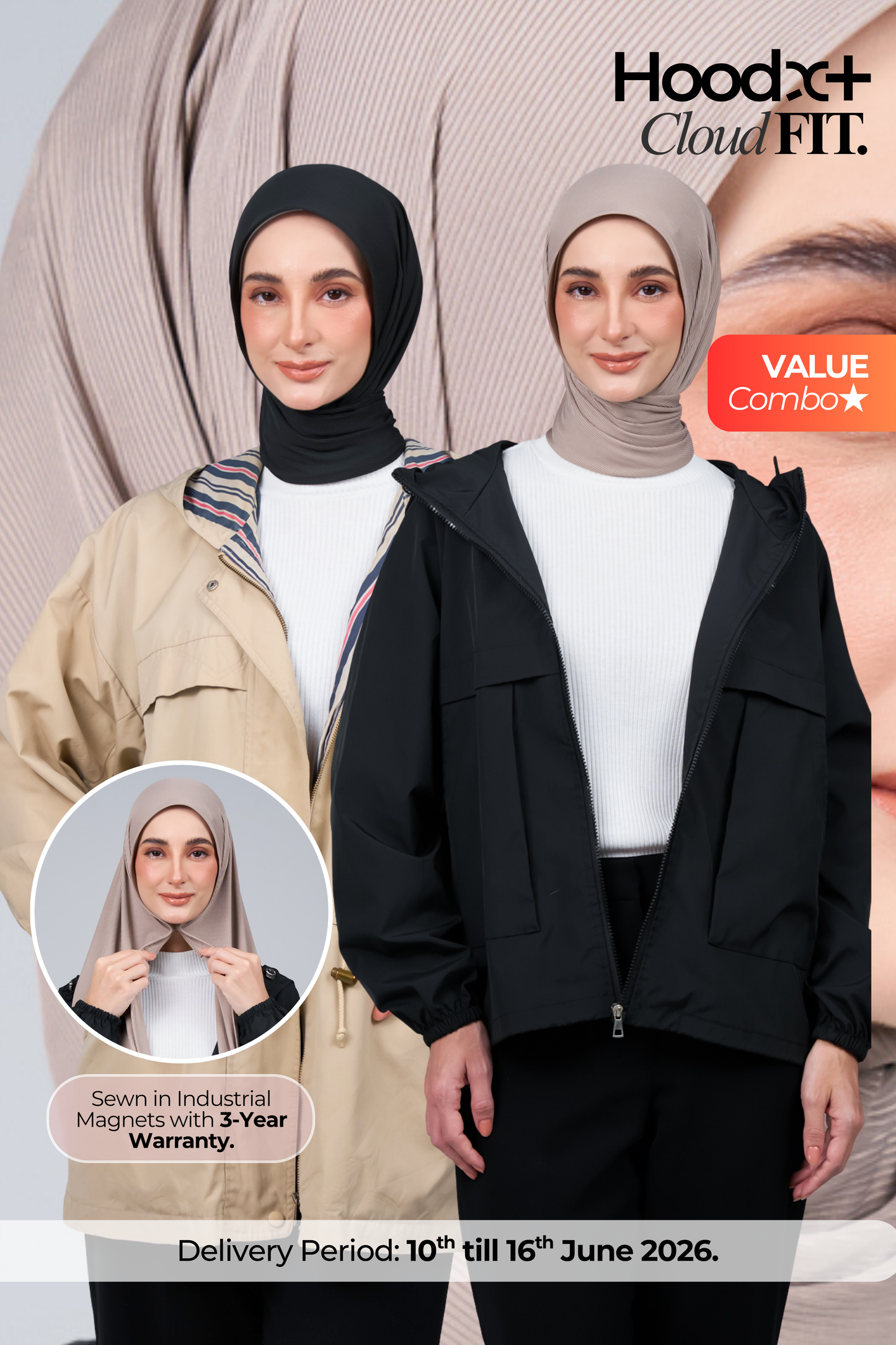 HoodX+ CloudFit Anni. Combo 02