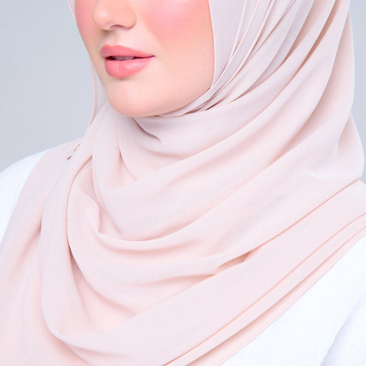 SLBasic 1.8M Shawl in Nude Cream