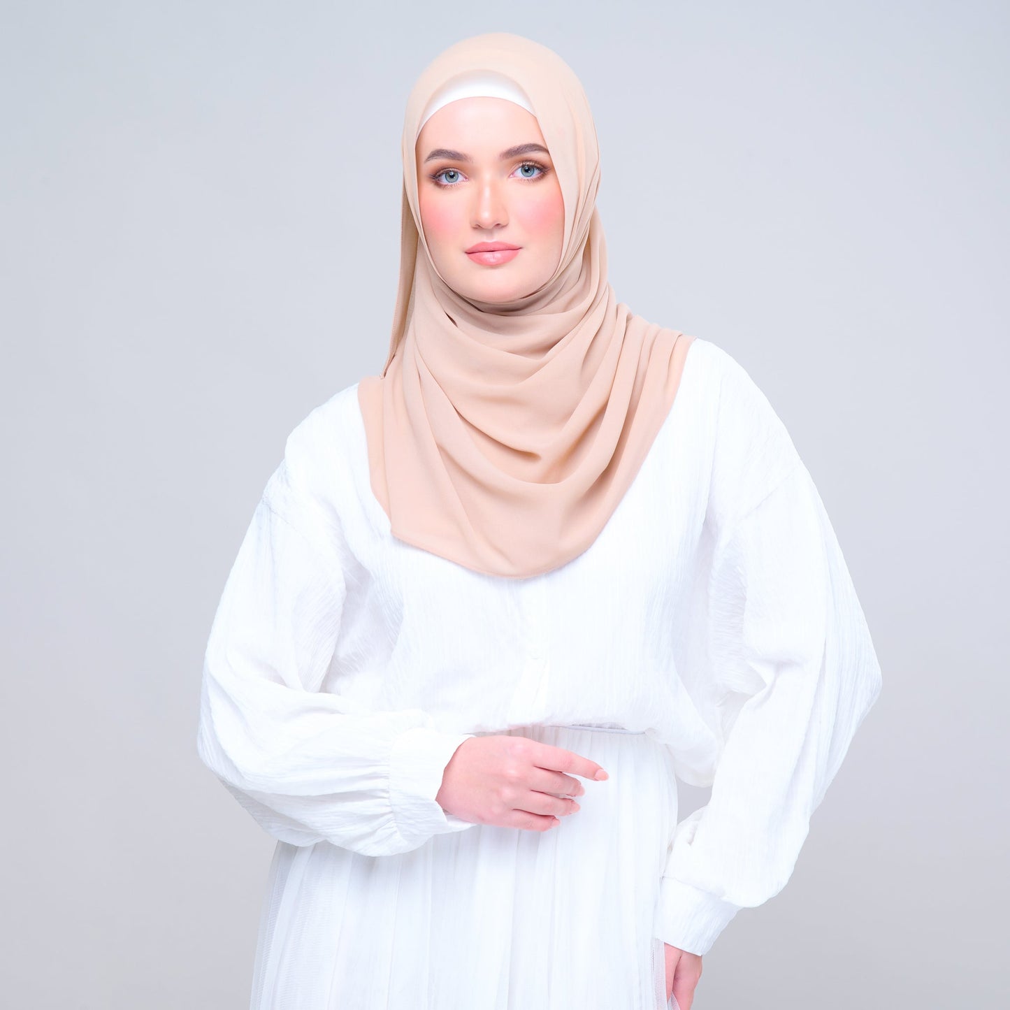 Basic Tag & Go | Heavy Chiffon in Pecan