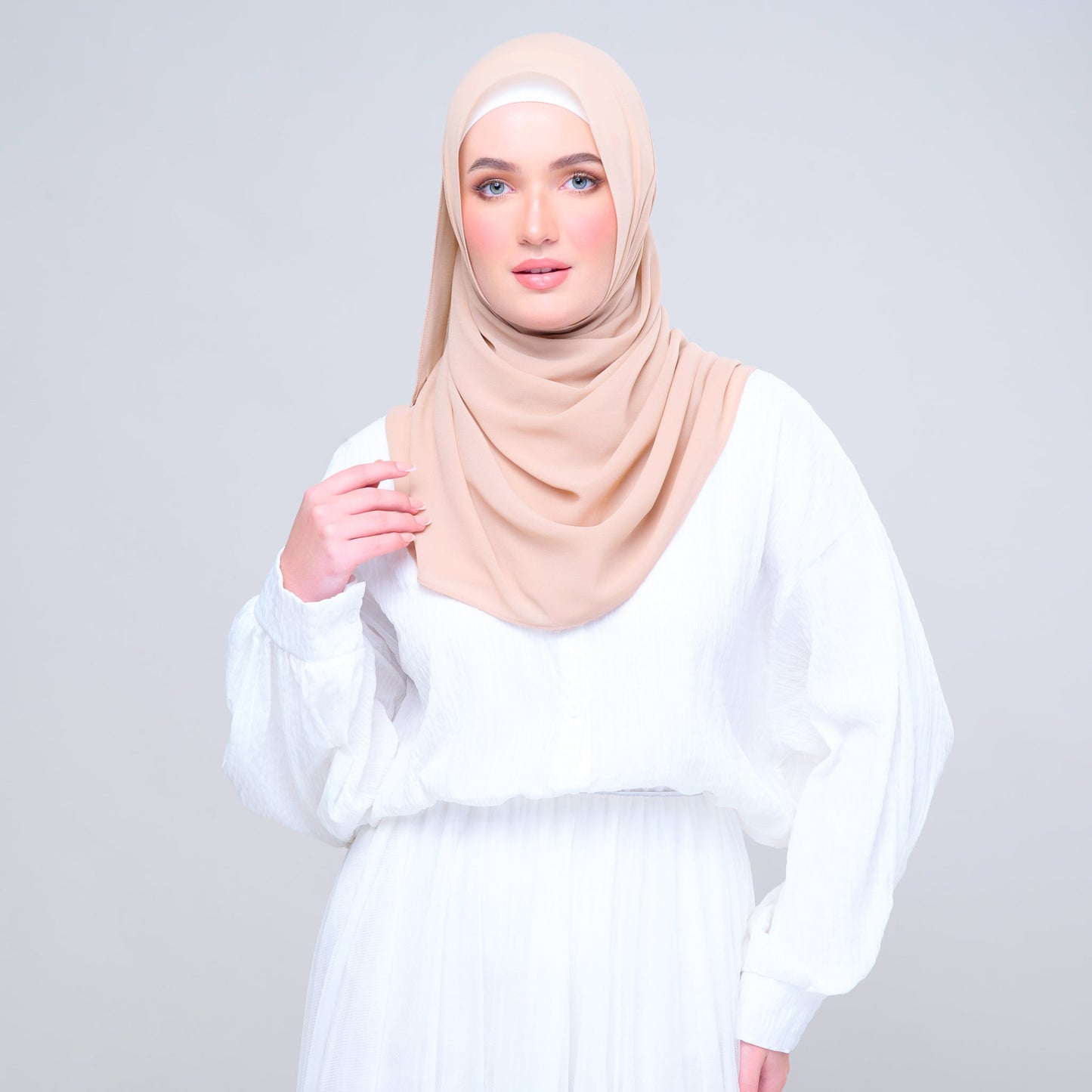 Basic Tag & Go | Heavy Chiffon in Pecan