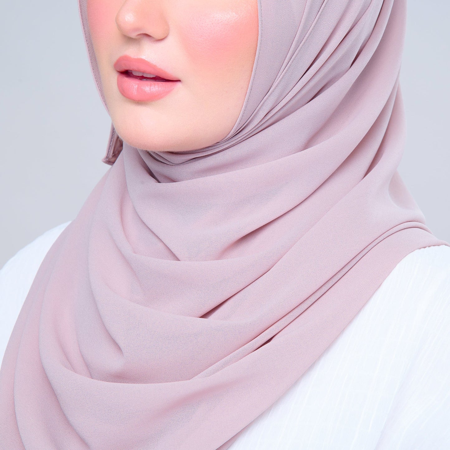 Basic Tag & Go | Heavy Chiffon in Blush