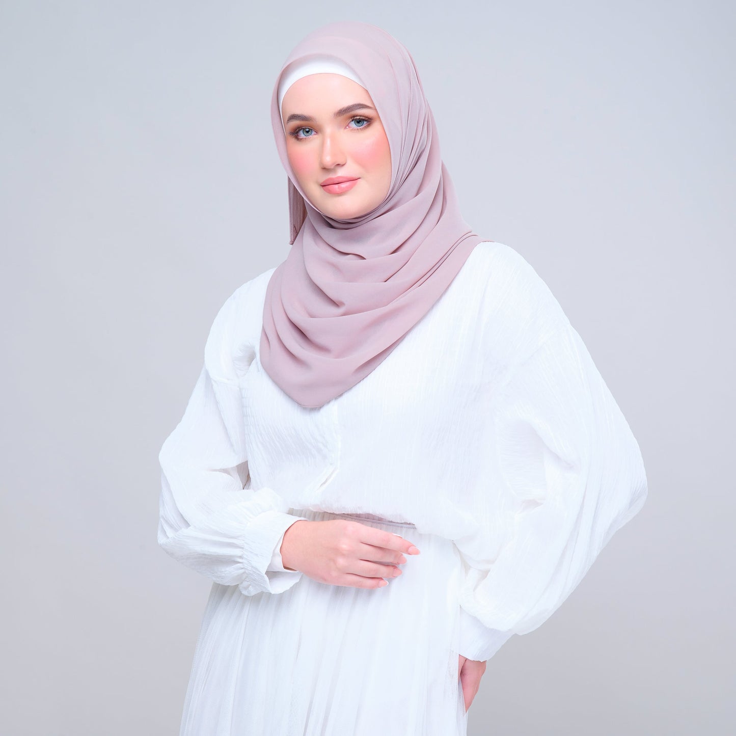 Basic Tag & Go | Heavy Chiffon in Blush