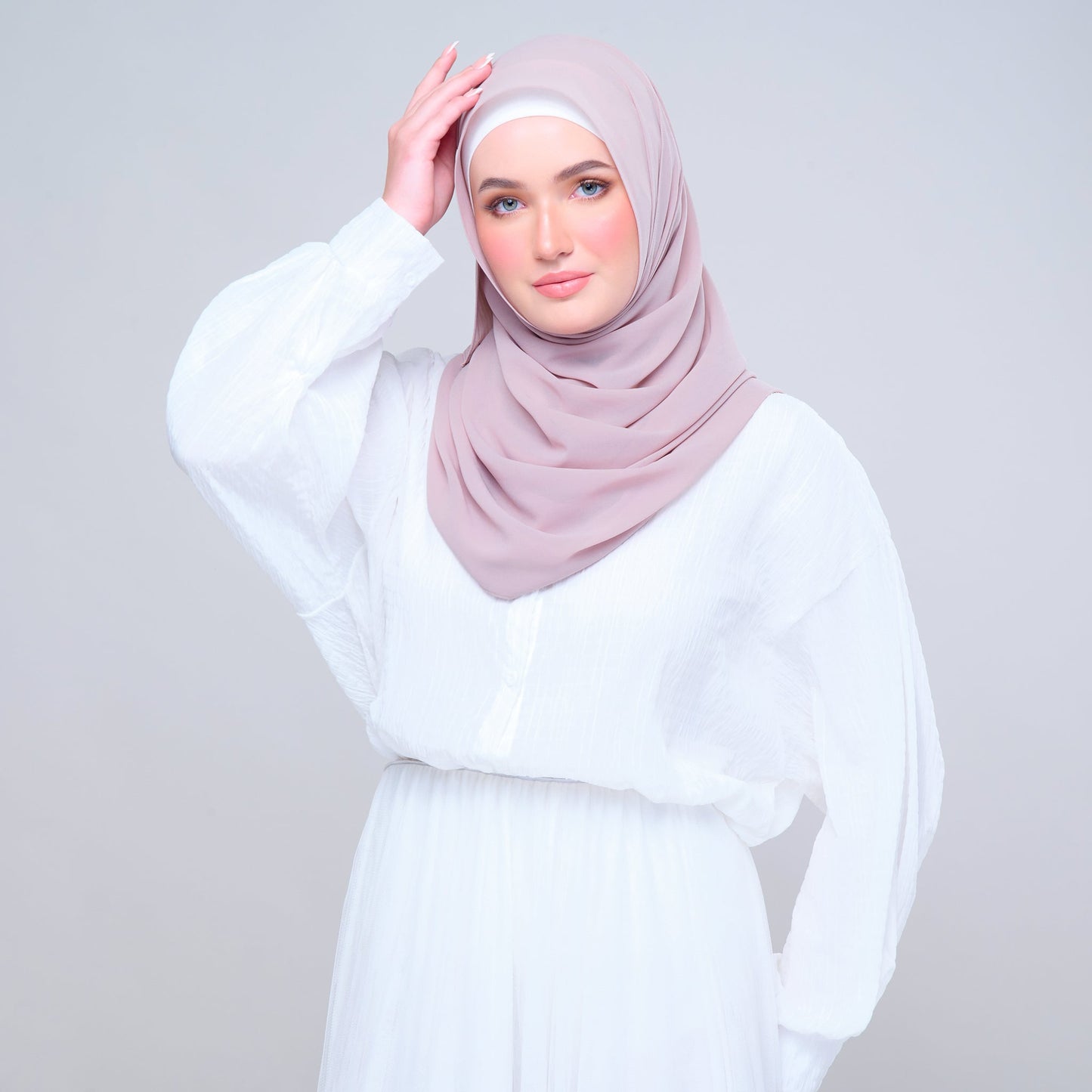 Basic Tag & Go | Heavy Chiffon in Blush