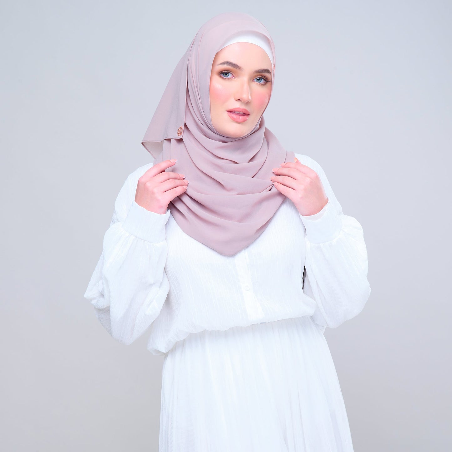 Basic Tag & Go | Heavy Chiffon in Blush