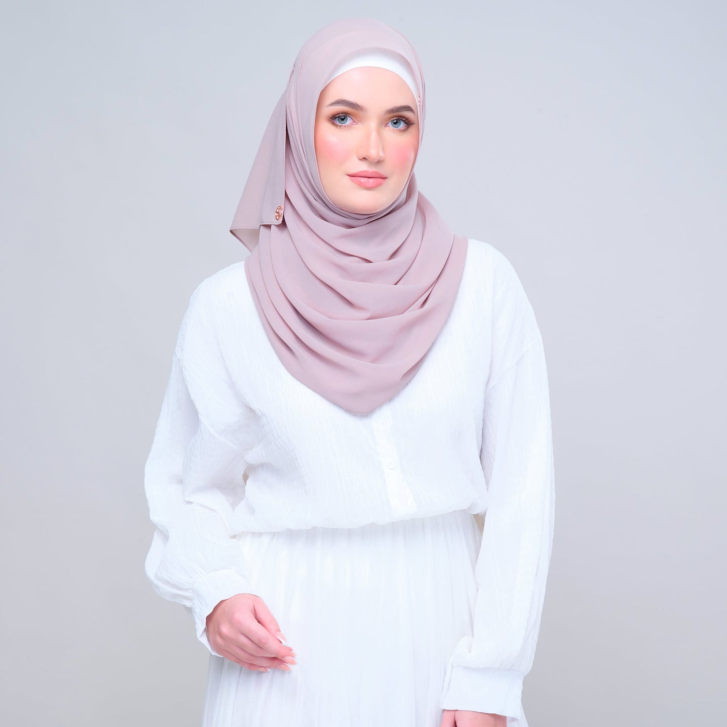 Basic Tag & Go | Heavy Chiffon in Blush