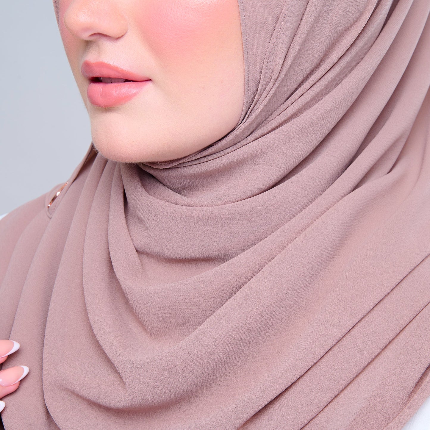'New' Basic Tag & Go | Heavy Chiffon in Deep Chai