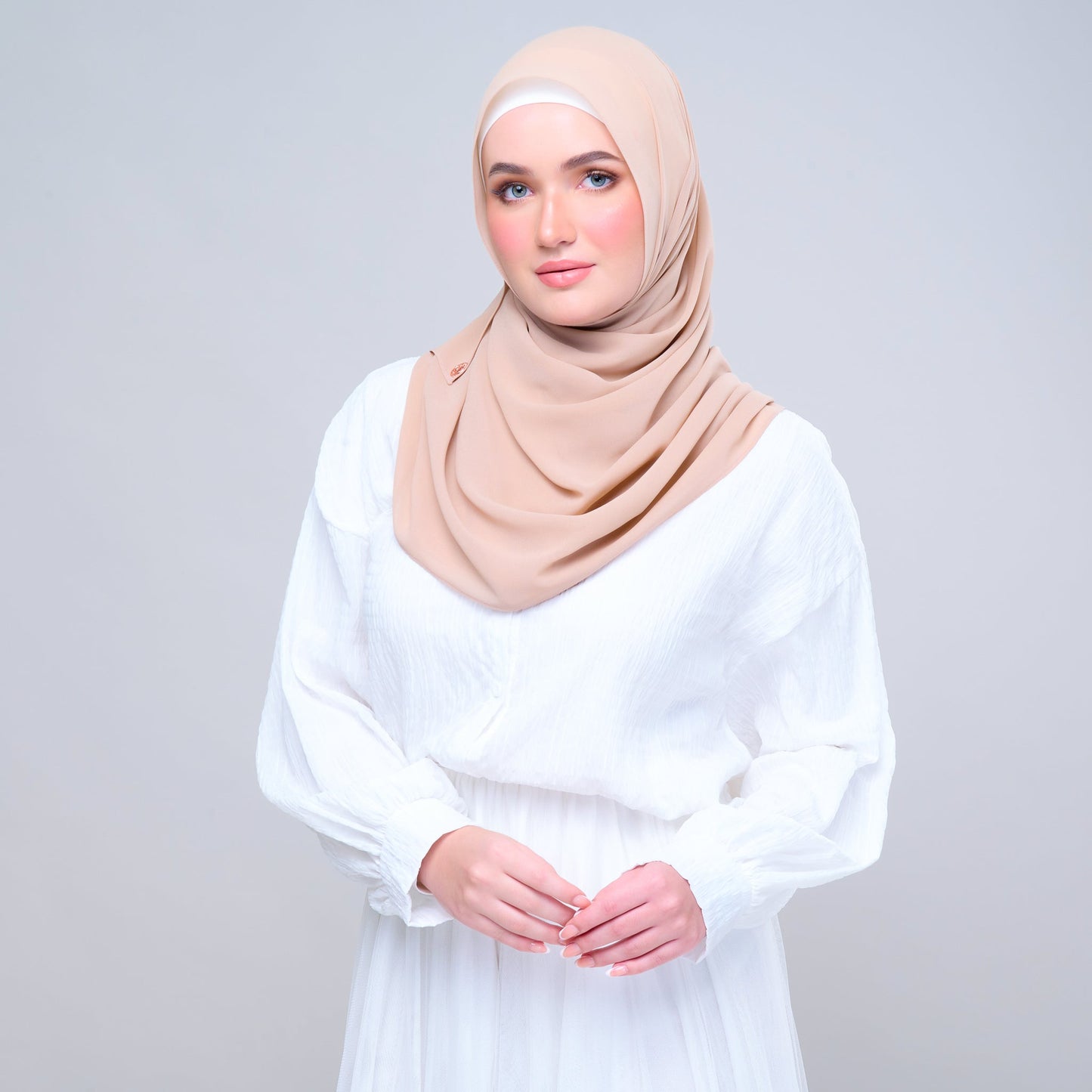 Basic Tag & Go | Heavy Chiffon in Pecan