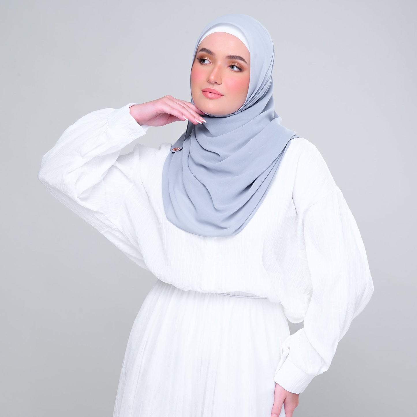 'New' Basic Tag & Go | Heavy Chiffon in Cornflower