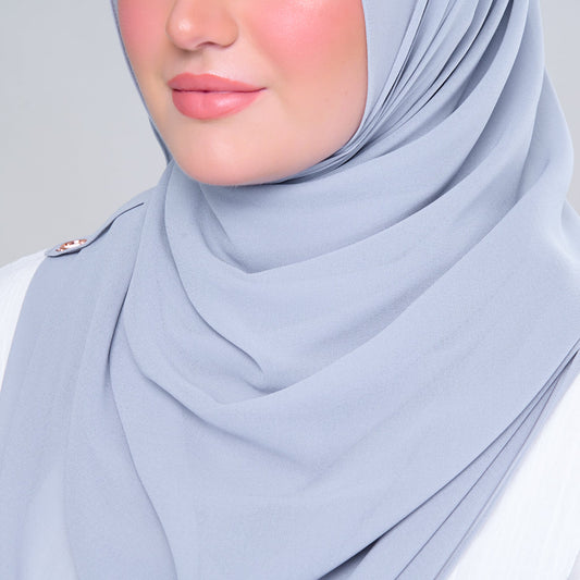 SLBasic 1.8M Shawl in Cornflower
