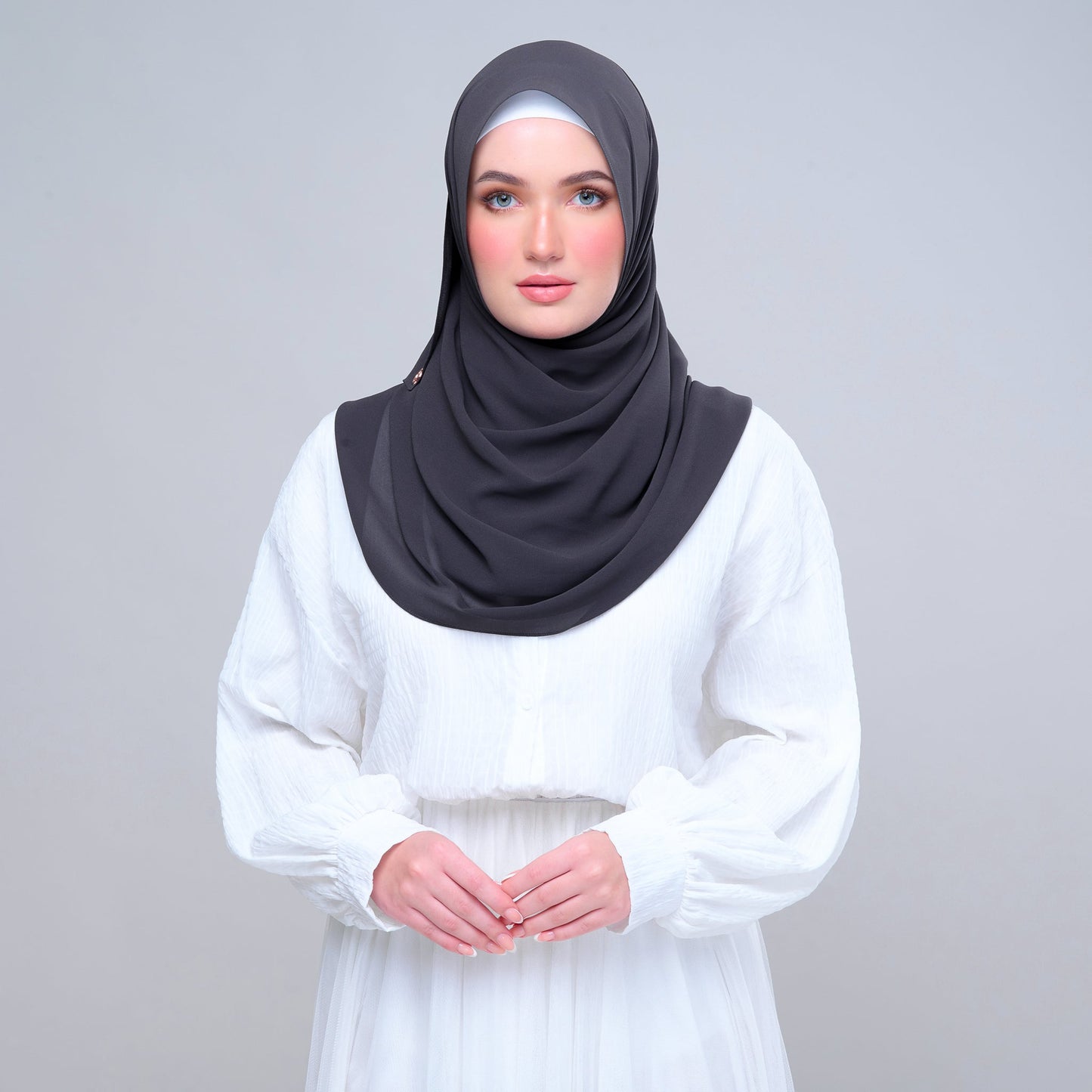 Basic Tag & Go | Heavy Chiffon in Dark Grey