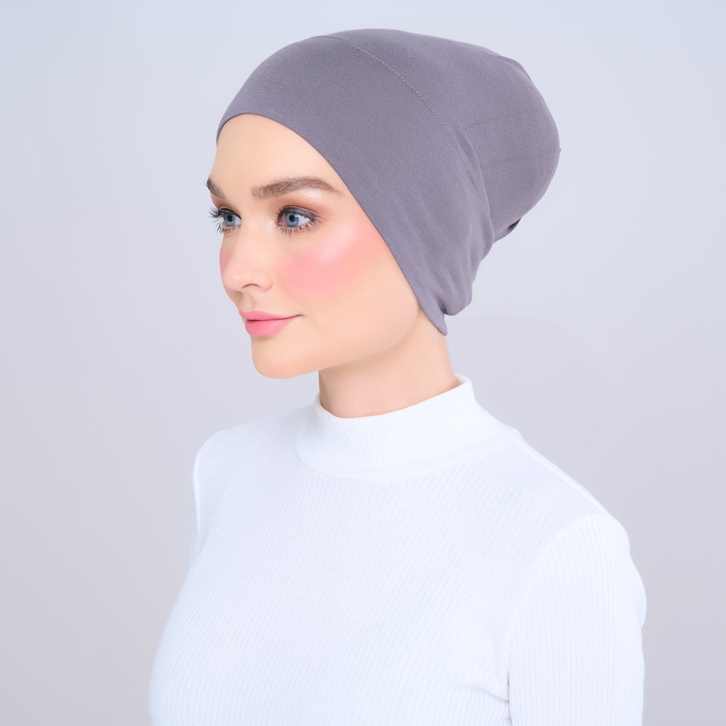 Viscose Snowcap in Charcoal