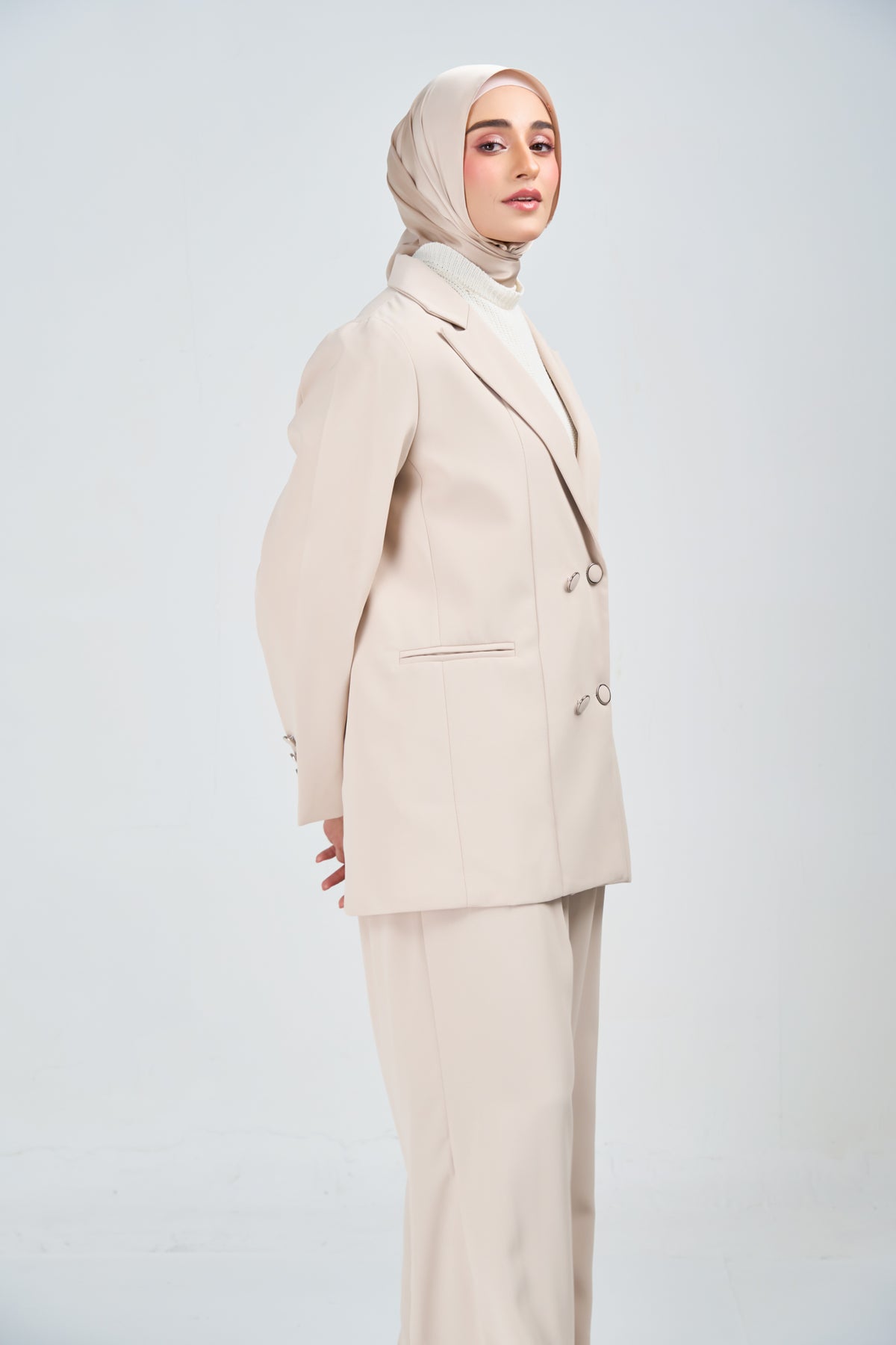 HoodX Luxe in Linen Dusk