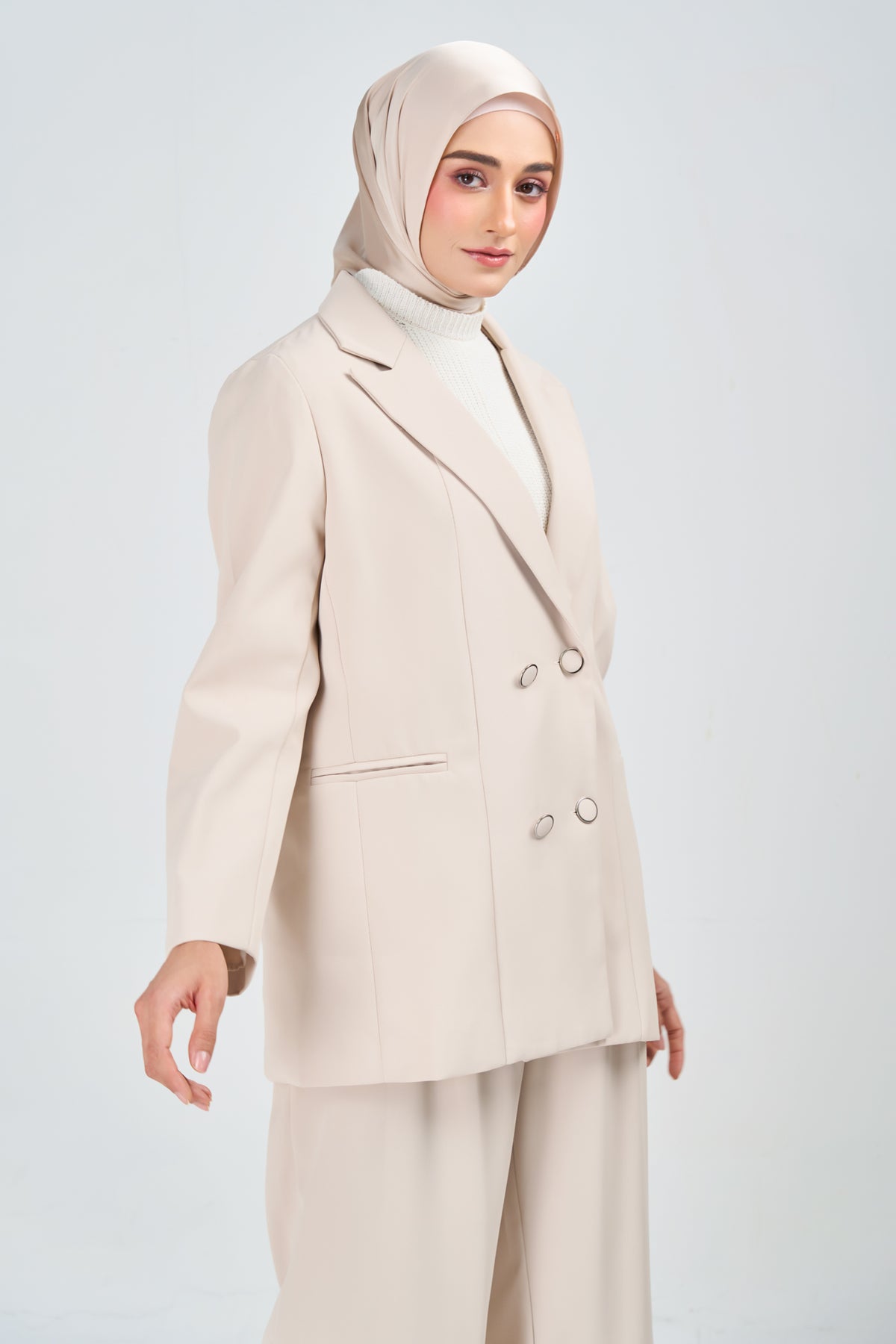 HoodX Luxe in Linen Dusk