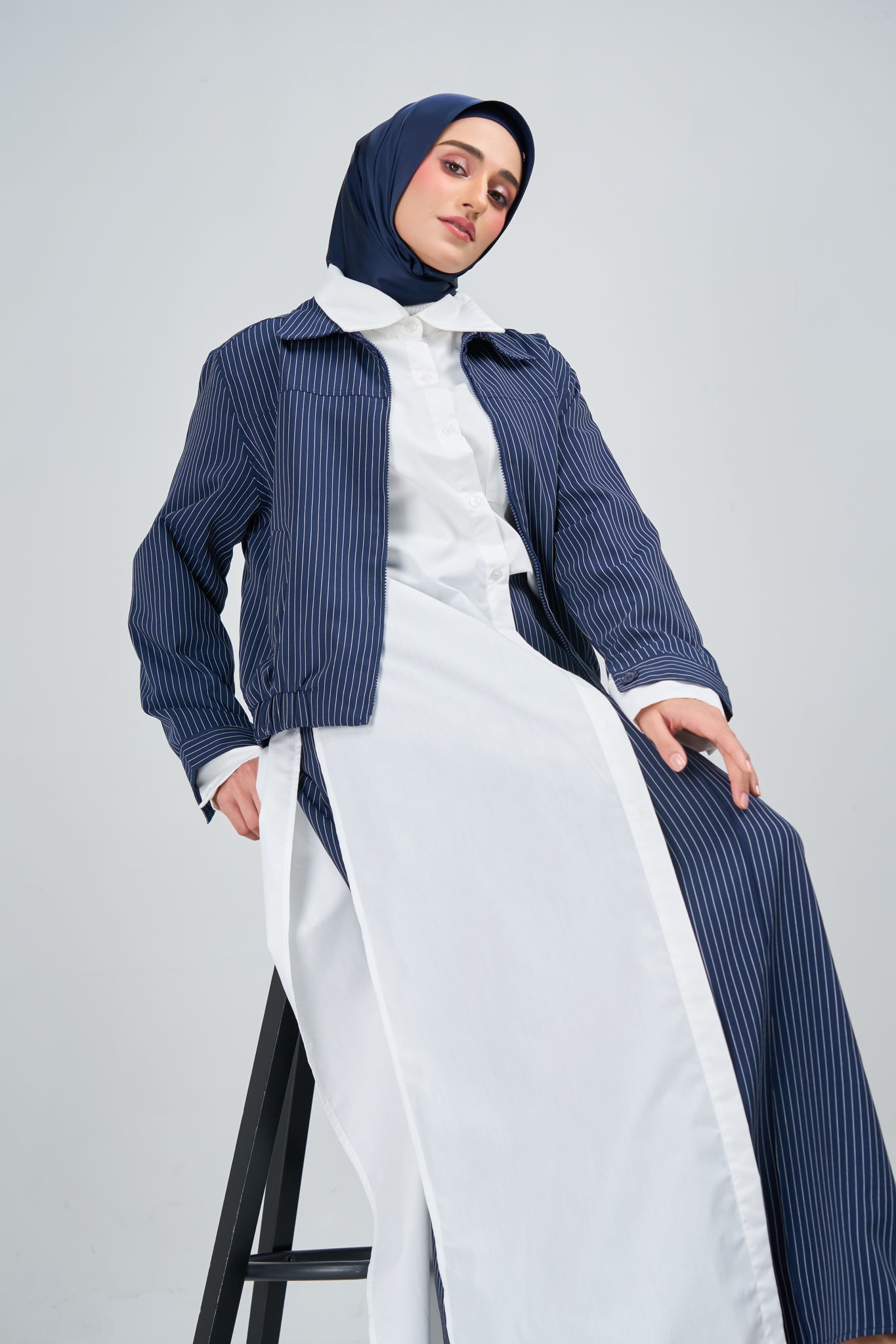HoodX⁺Plus Luxe in Navy