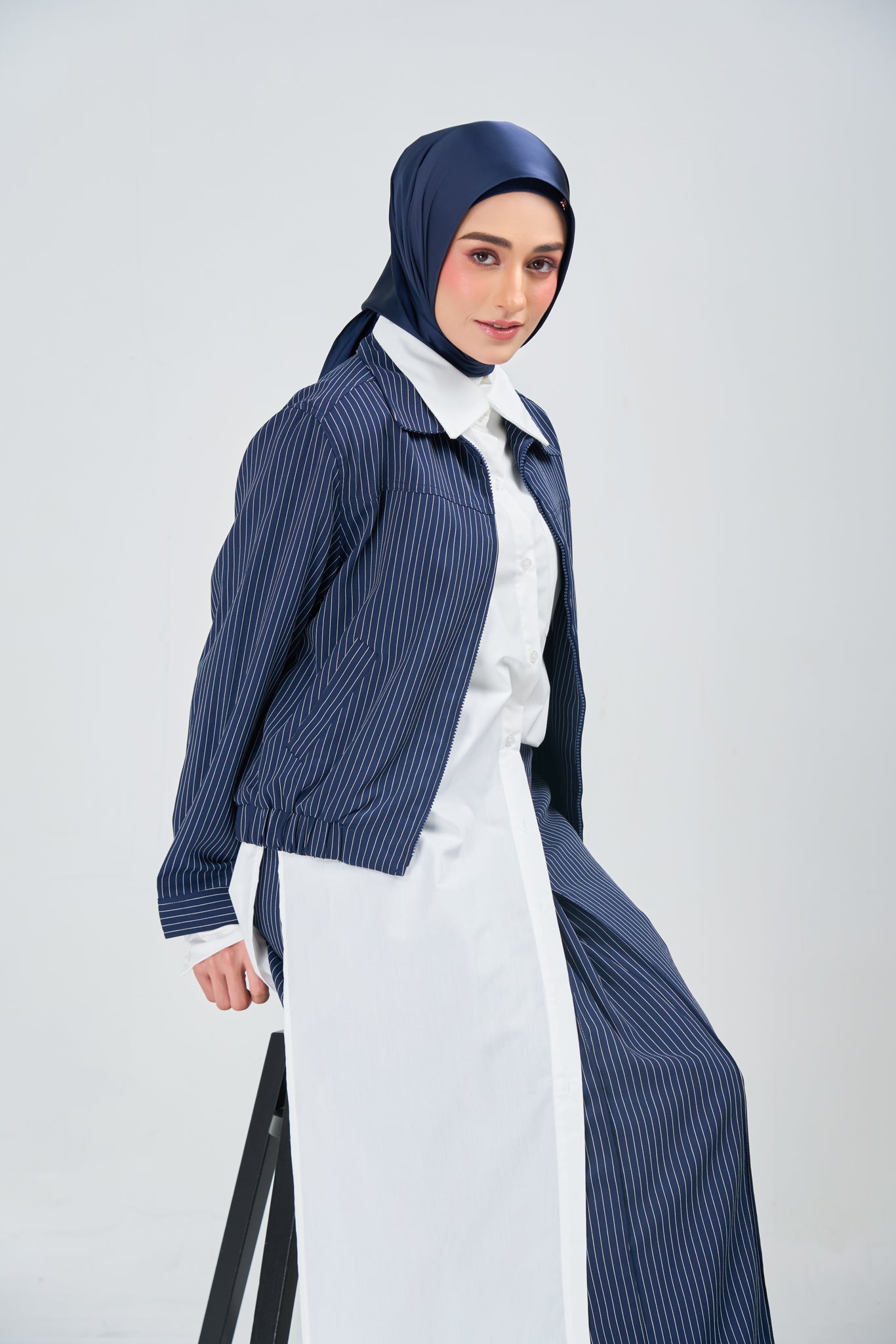 HoodX⁺Plus Luxe in Navy